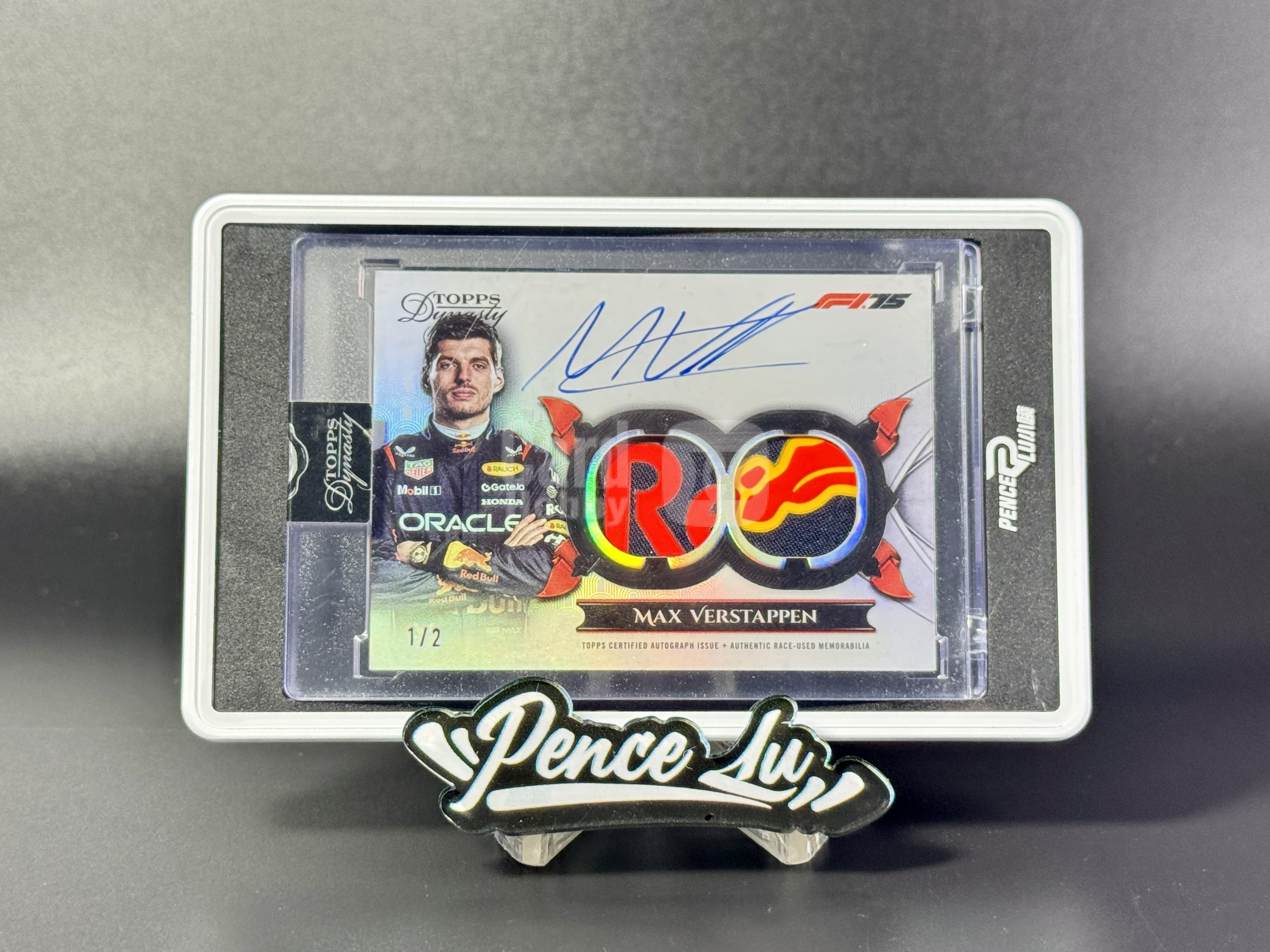 【喷子拍卖】2025 topps dynasty F1 Max Verstappen 王朝 红牛车队 冠军车手 维斯塔潘 2编 双窗 patch 签字 闪版 卡签 亲穿比赛服切logo超暴力 最高端系列hit 原封砖 送订制壳 Avicii