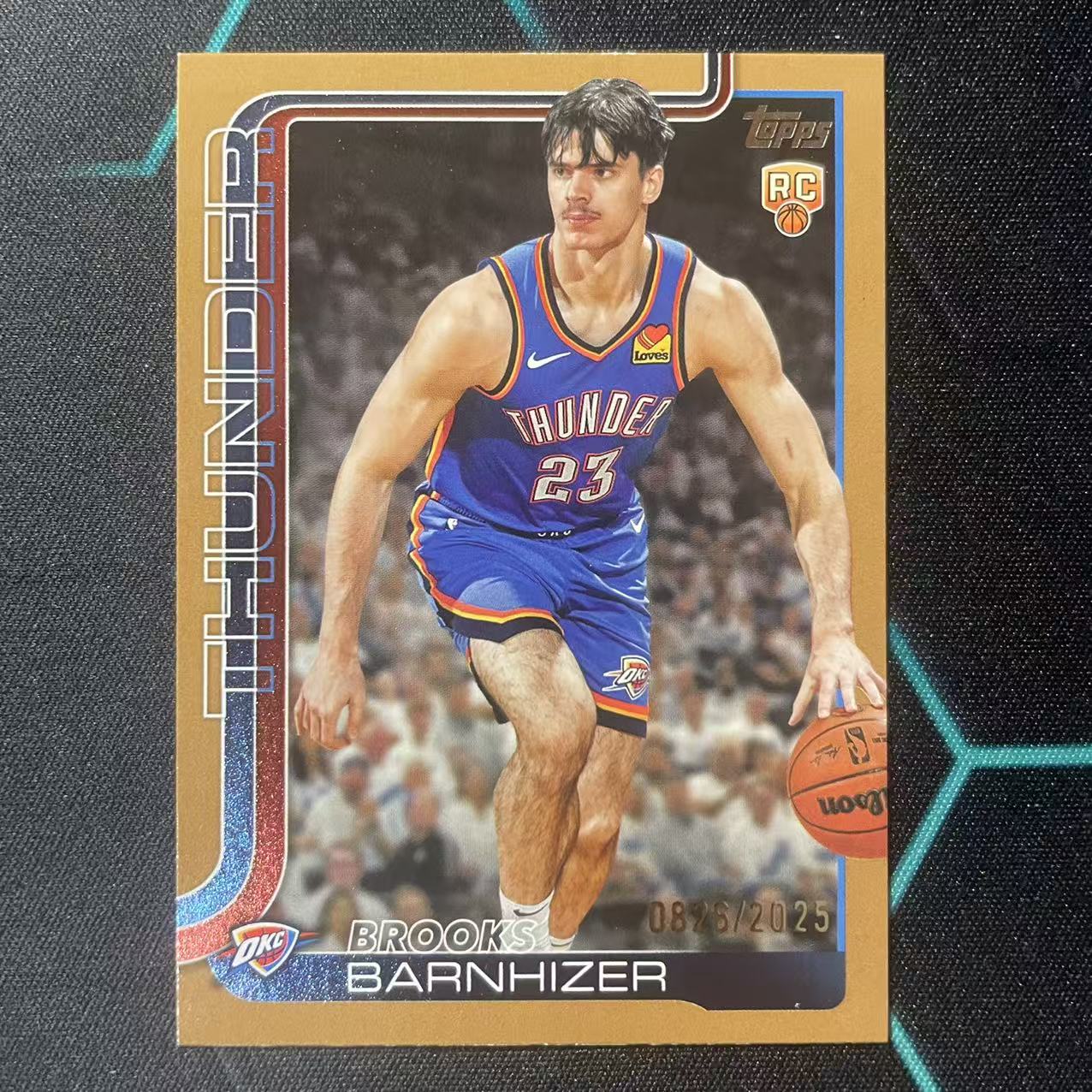 2025 Topps Flagship Brooks Barnhizer RC 【阿福代卖】 布鲁克斯 巴恩海泽 雷霆 新秀 铜平行 2025编 年份编 收藏必备 (行行行)