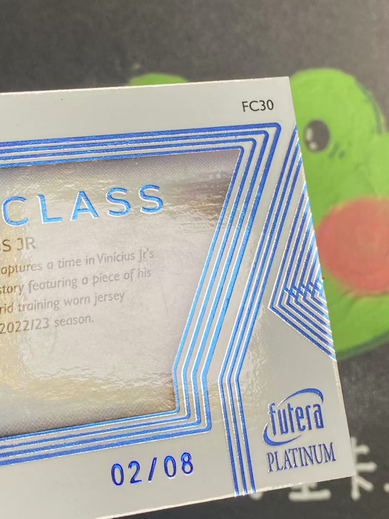 2025 Futera Platinum Vinicius Jr 福特拉 展会盒 巴西 维尼修斯 8编 低编 物料 落场球衣切割 皇马 微瑕如图【ZYP代拍】LS90