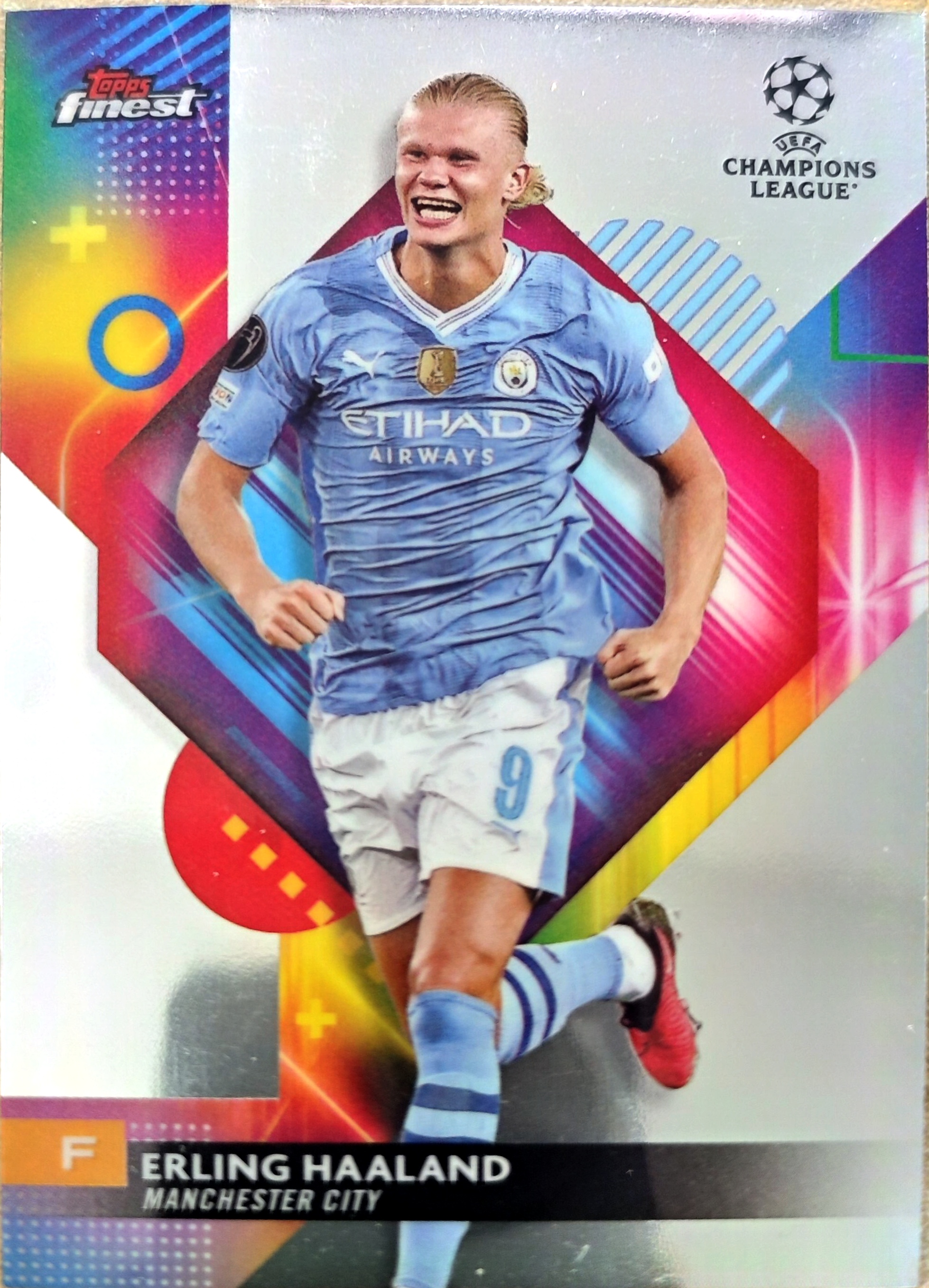 2023-24 Topps Finest Erling Haaland  哈兰德 曼城 欧冠