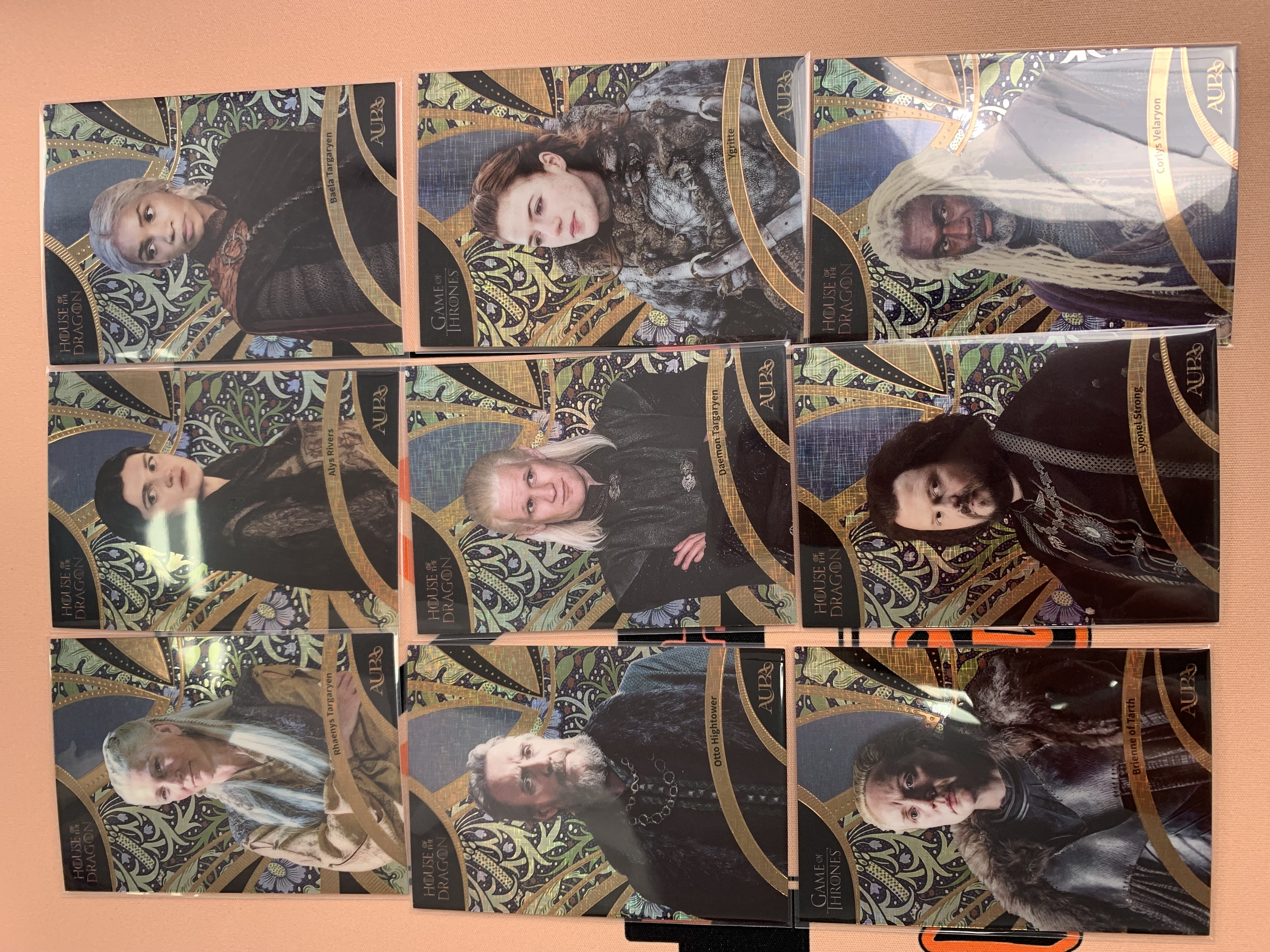 2025 Kakawow 权力的游戏 权游 9张lot 花卉特卡/345 不重复 卡品如图 关联:龙妈 雪诺 弥桑代 迪士尼 topps3