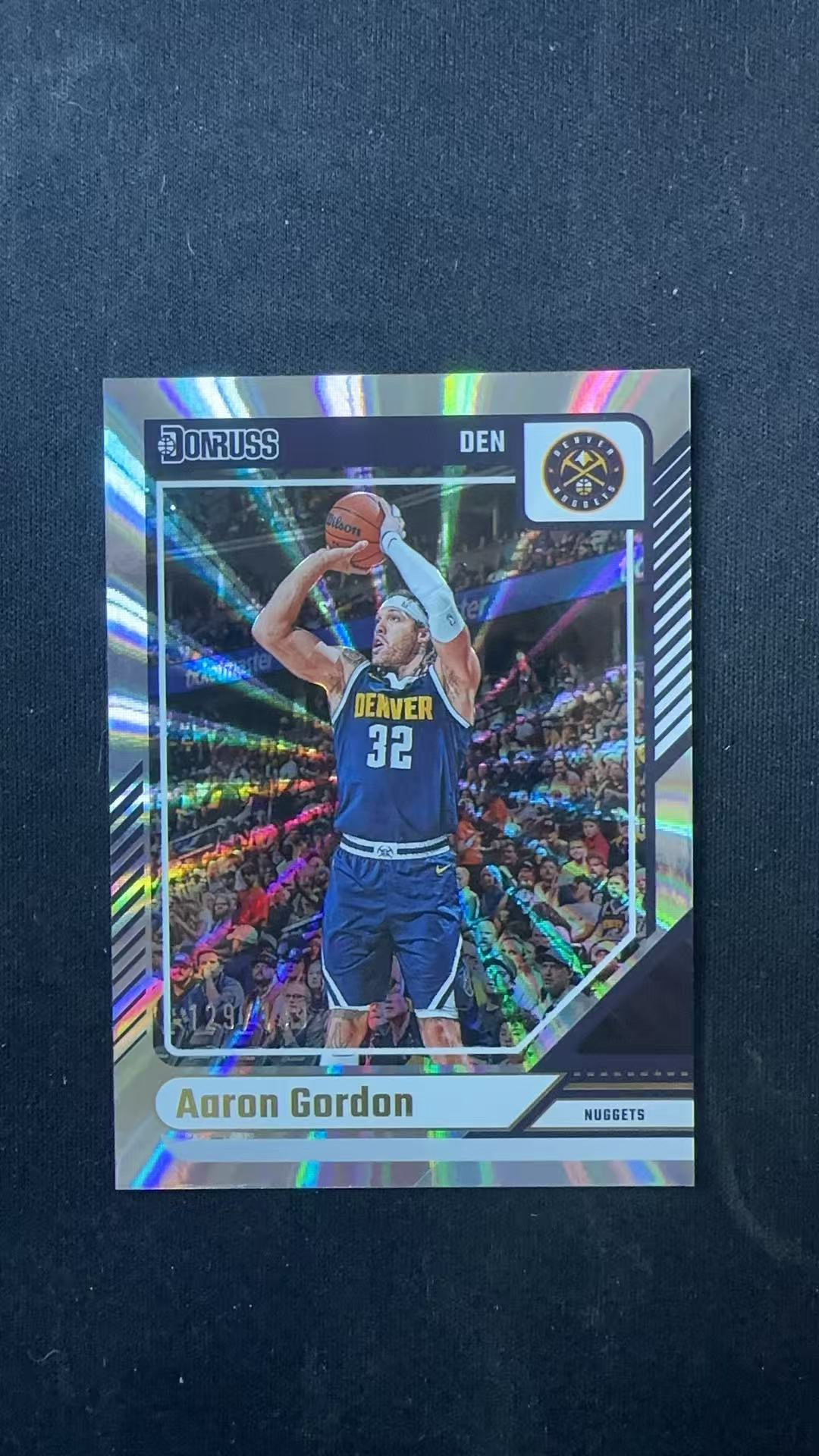 2024-25 Panini Donruss Aaron Gordon #79杜蕾斯 掘金 阿隆 戈登 149编 佛光折 卡品如图