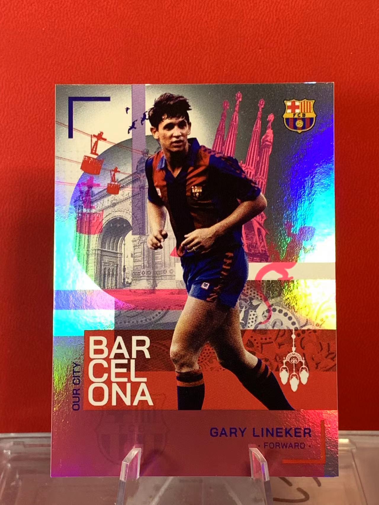 (詹叔代拍)2024 Topps 巴塞罗那队盒 Gary Lineker 莱茵克尔 29/99编 巴萨 传奇 折射 卡品如图 顺丰寄付 泰山