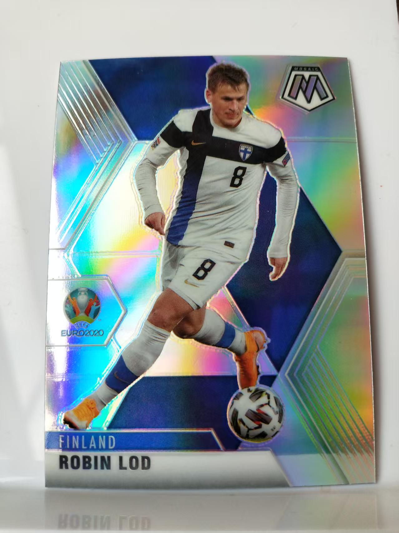2021 Panini Mosaic robin lod 罗宾 洛德 芬兰 银折 欧洲杯 马赛克 卡品如图 Q002F