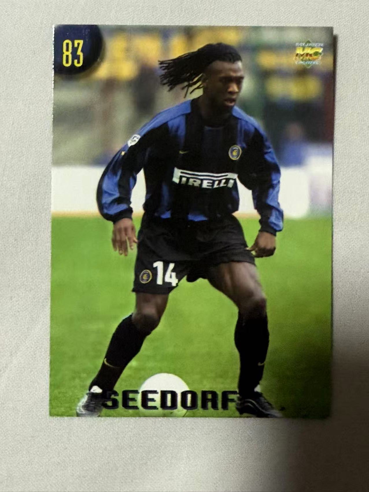 2000 MC 意甲 Clarence Seedorf 【mxn拍卖】西多夫 25年老卡 荷兰 AC米兰 国际米兰 皇马 阿贾克斯 桑普多利亚 不发到付