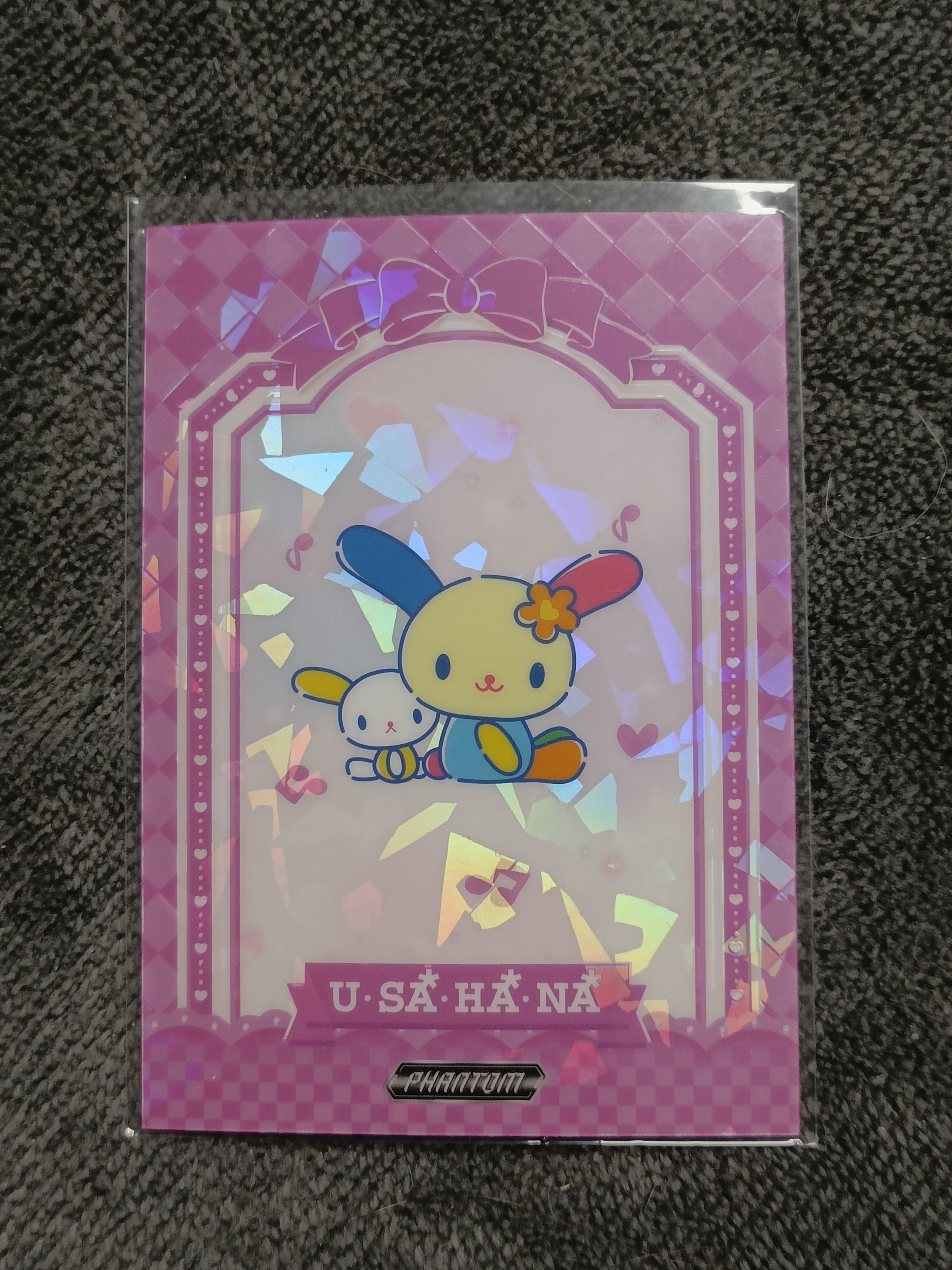 2023 Kakawow PHANTOM 三丽鸥家族系列收藏卡 U.SA.HA.NA 花小兔 【谦谦拍卖】PSA-IPU-05 紫折 082/115编 秋鹿