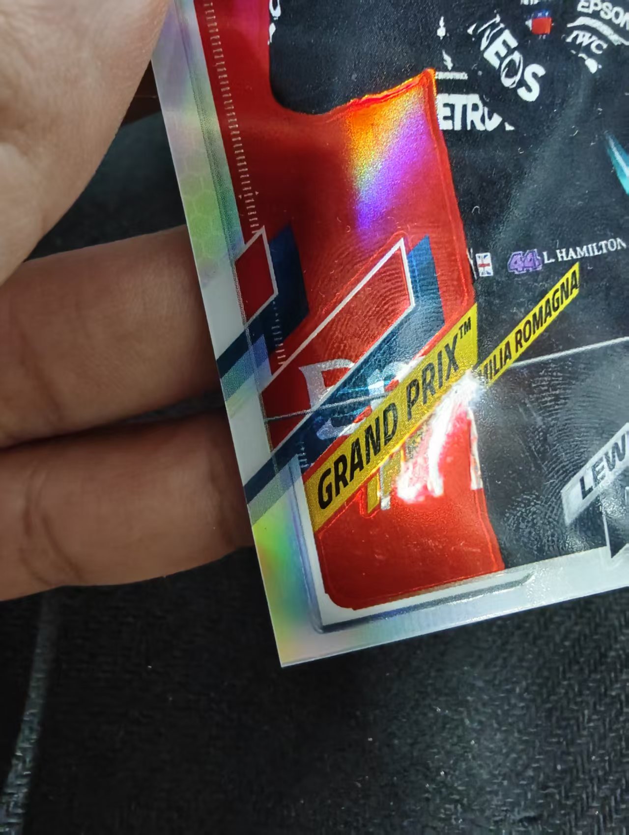 2021 Topps Chrome Lewis Hamilton F1 梅赛德斯奔驰车队 刘易斯 汉密尔顿 银折 划痕 边角瑕疵 #150