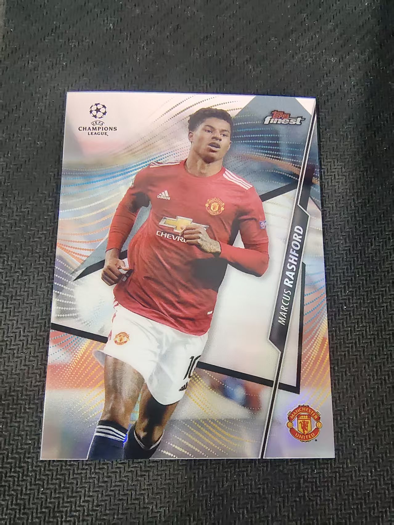 【可合并,不累计】2021 Topps Finest Marcus Rashford 曼联 英格兰 拉什福德 拉师傅 欧冠 银折 #97