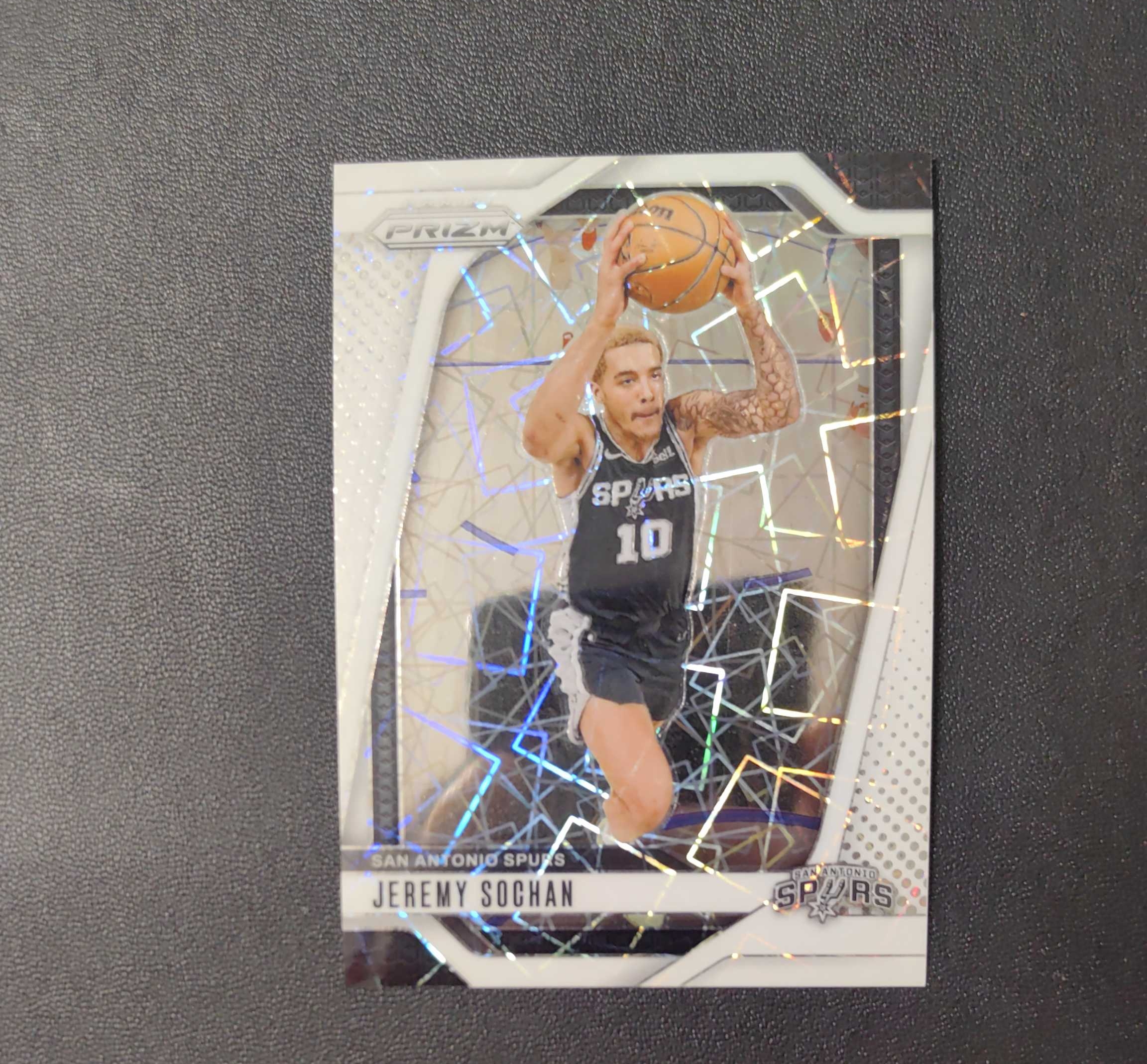 2024-25 帕尼尼 Prizm Jeremy Sochan Pz 马刺 索汉 275编 白镭射折 东契奇 sga 库里 文班亚马 詹姆斯 湖人 勇士 马刺 第二张