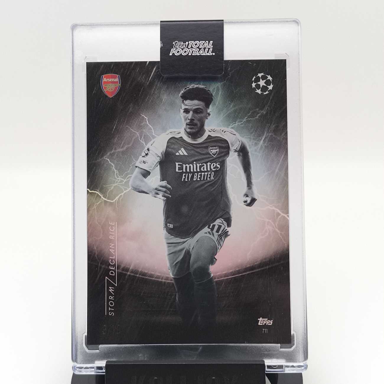 2025-26 Topps Total Football Declan Rice 德克兰·赖斯 赖斯 阿森纳中场铁闸 阿森纳 英格兰 3/10编 TTF 原封砖