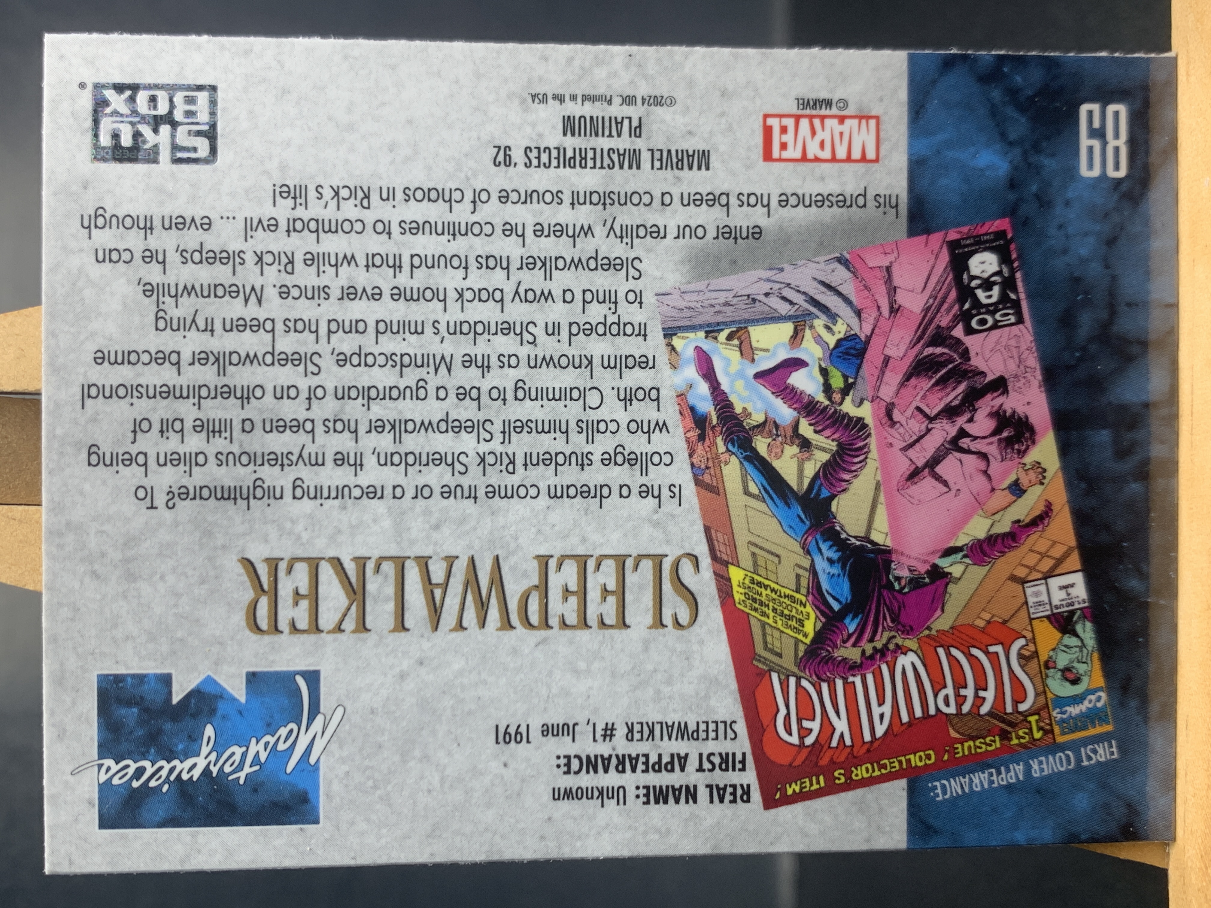 (C2)2024 SKY BOX Marvel 漫威 BASE 梦游者 实卡好看 收藏凑套必备 卡品如图!!!