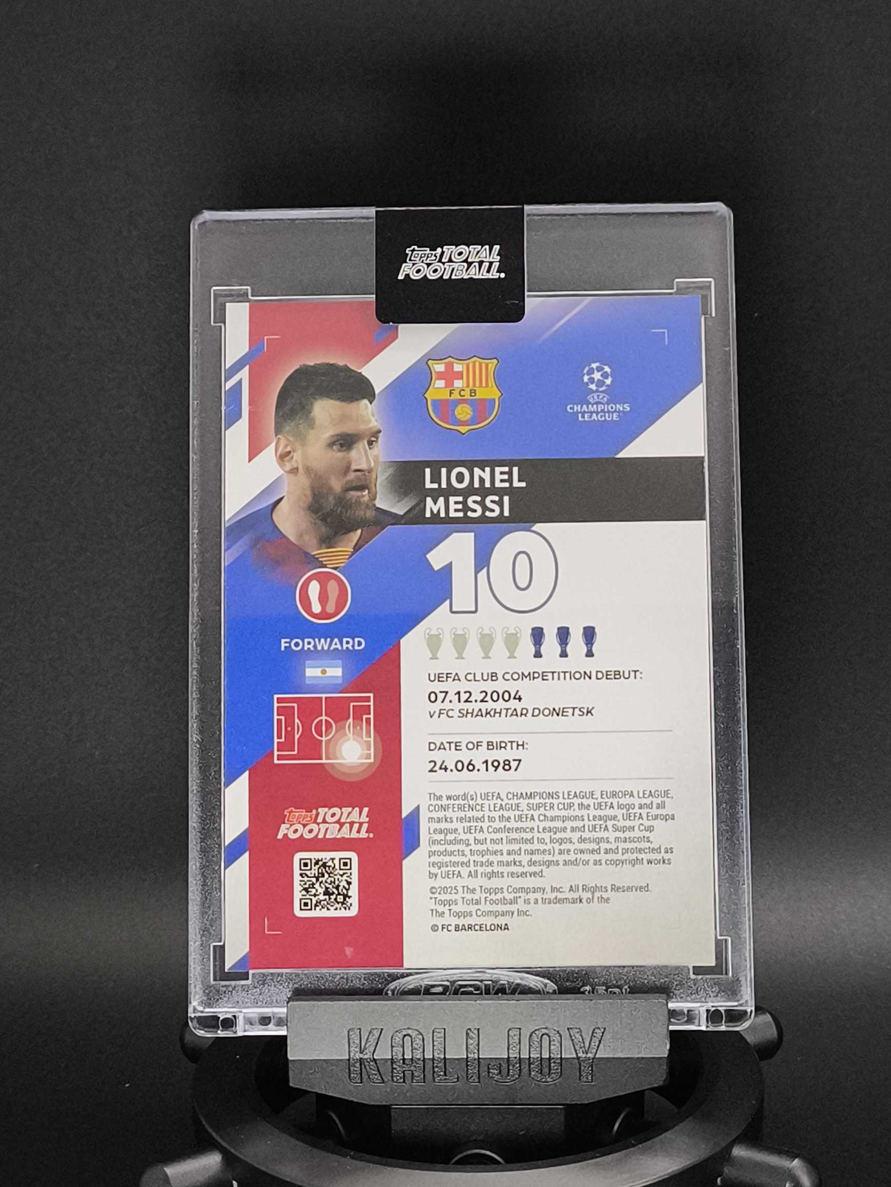 2025-26 Topps Total Football Lionel Messi 莱昂内尔・梅西 梅西 巴塞罗那 巴萨 阿根廷 梅球王 是7/25 编 TTF 原封砖