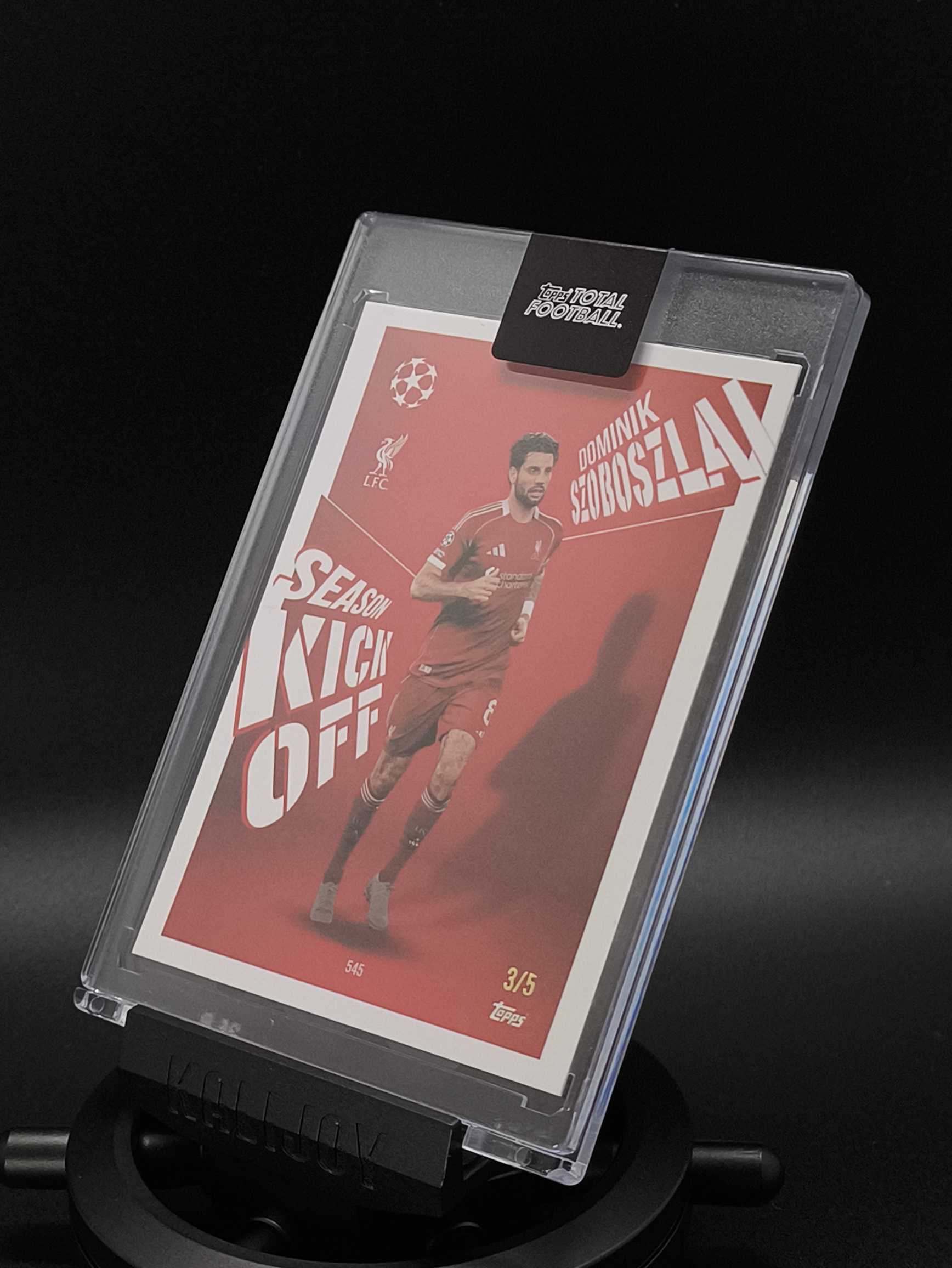 2025-26 Topps Total Football Dominik Szoboszlai 索博斯洛伊 魔王 索博 利物浦 匈牙利 3/5编 TTF 原封砖