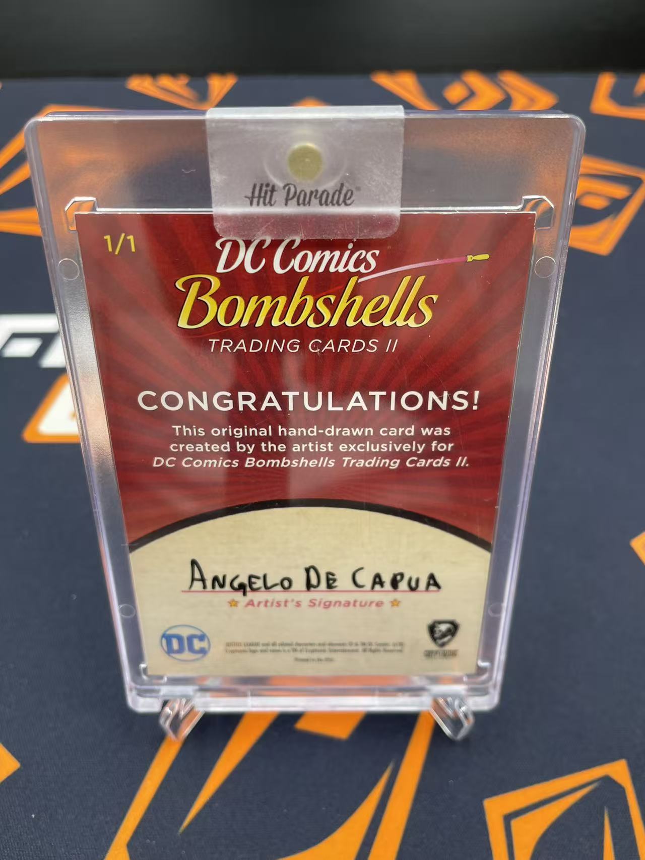 2018 DC Universe Cryptozoic Bombshells 炮火佳丽2 手绘卡 Sketch 【缇缇代拍】 1/1编 蝙蝠侠 Batman 画师 亲笔签名 值得收藏 天空城