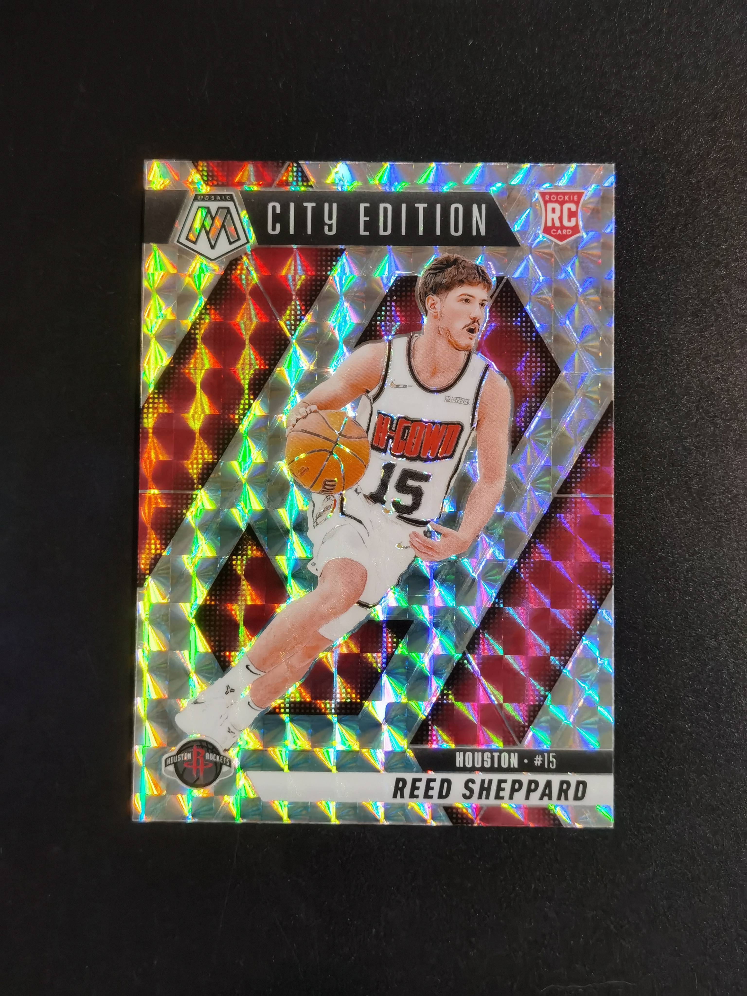 2024-25 Panini Mosaic Reed Sheppard 马赛克 RC新秀 里德谢泼德 银马赛克折 卡品如图 专收必备