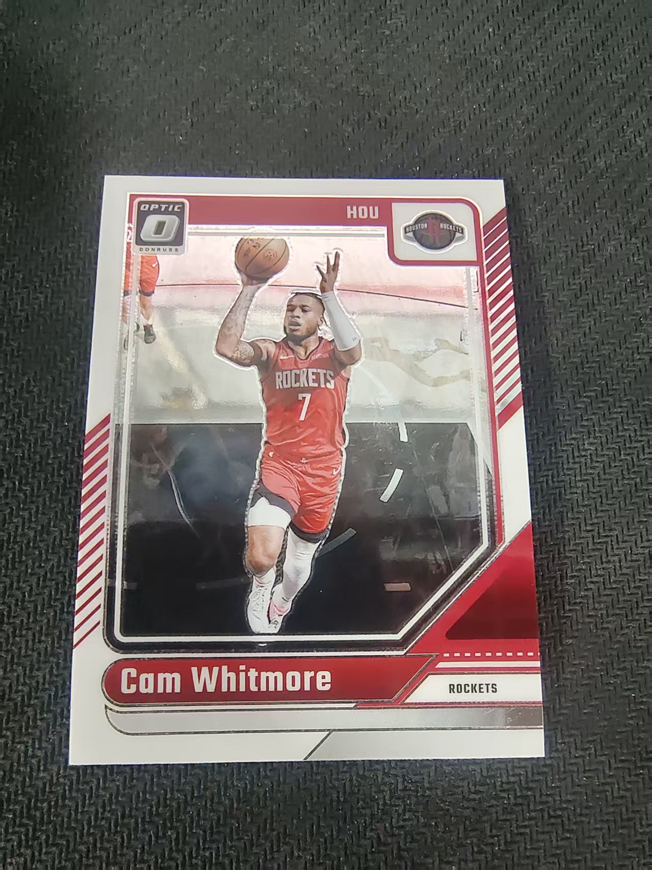 【可合并，不累计】2024-25 Panini Donruss Optic Cam Whitmore 火箭 惠特莫尔 杜蕾斯OP 划痕 边角瑕疵 #97