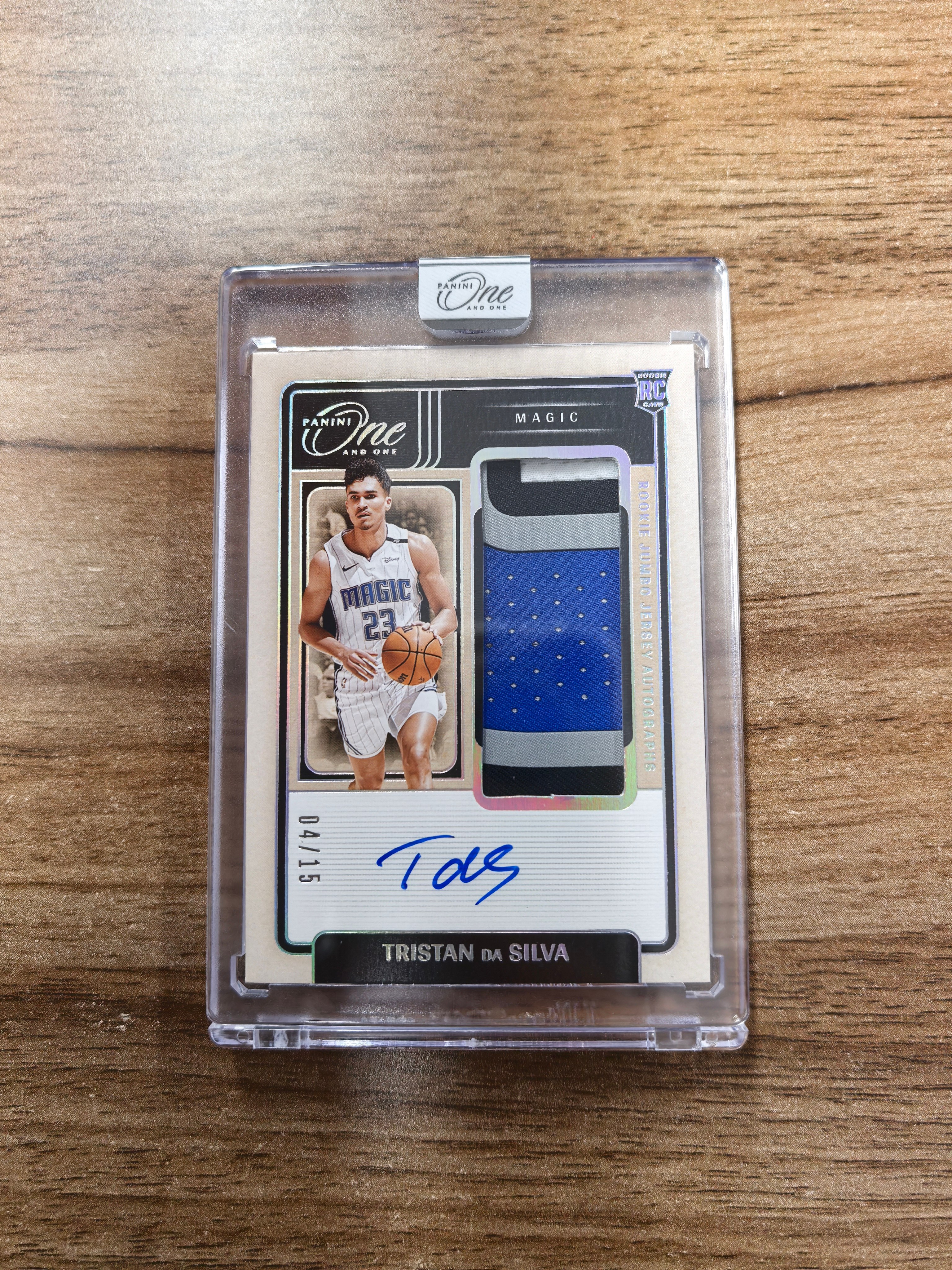 2024-25 Panini One and One Tristan da Silva RC 魔术 特里斯坦达席尔瓦 新秀 04/15编 签字 卡签 RPA 暴力切割Patch 原封砖 卡品如图 流浪