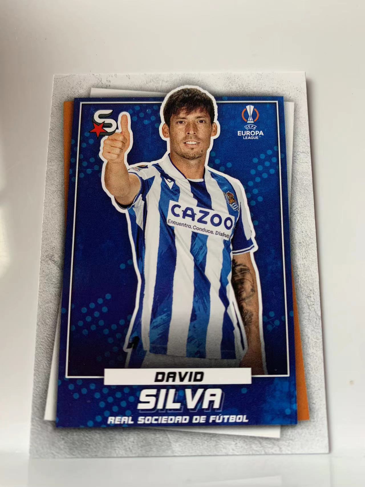 2023 Topps Superstars 超级巨星 David Silva 欧冠  大卫 席尔瓦 皇家社会 卡品如图 C002B