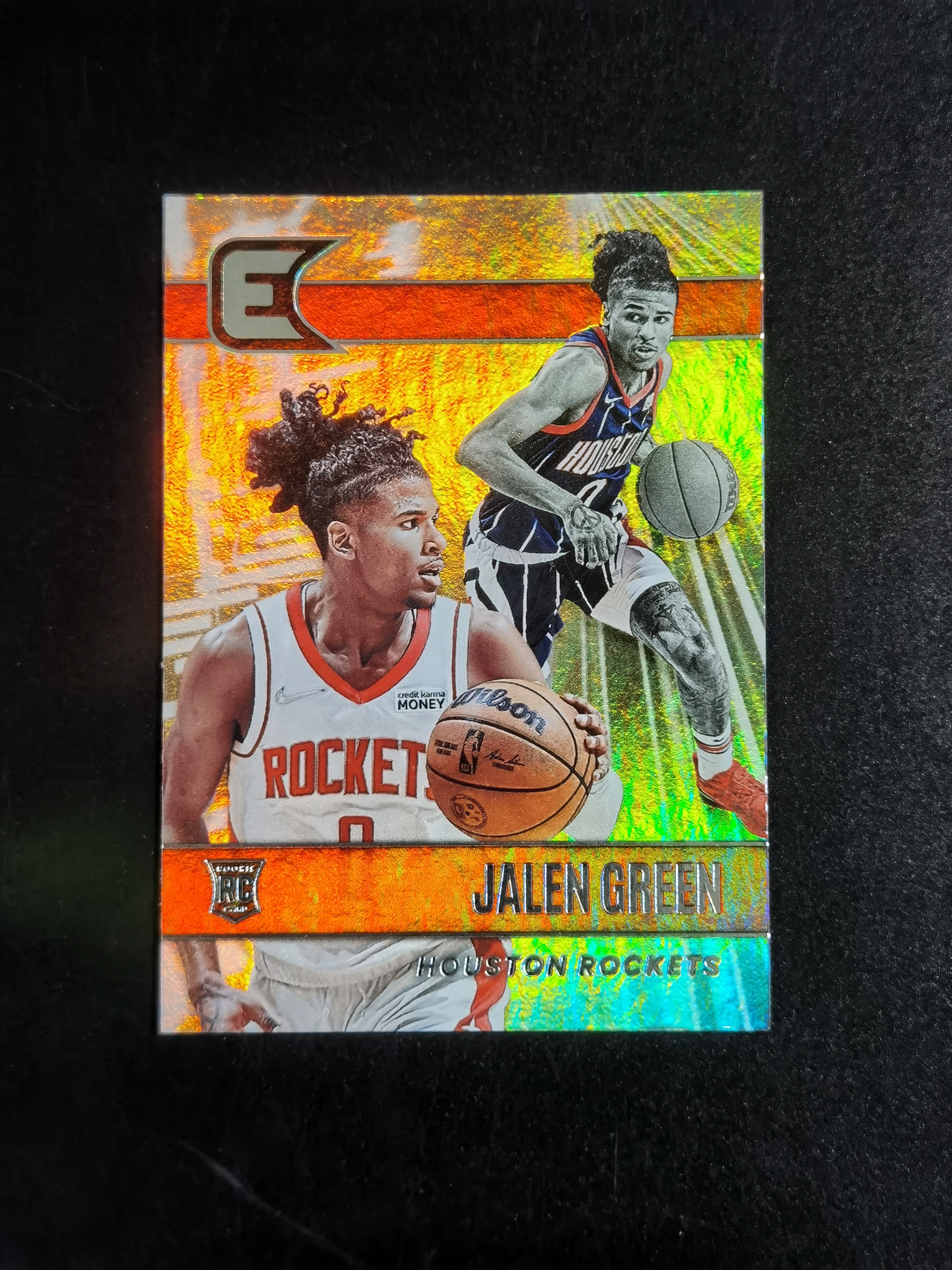 2021-22 Panini Prizm Jalen Green RC 编年史 RC新秀 杰伦格林 电路板 银折 卡品如图 专收必备