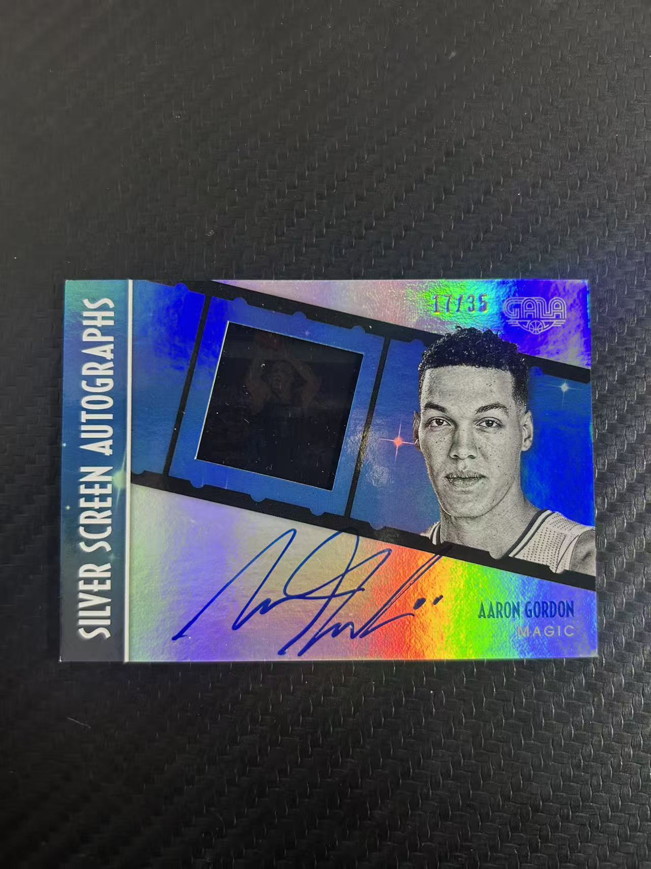 2015-16 Panini Gala Aaron Gordon #SS-AGD【灯灯拍卡】 魔术 阿隆戈登 银折 折射 签字 卡签 胶片签 扣篮王 卫冕之王 17/35编 收藏必备【雪茄】
