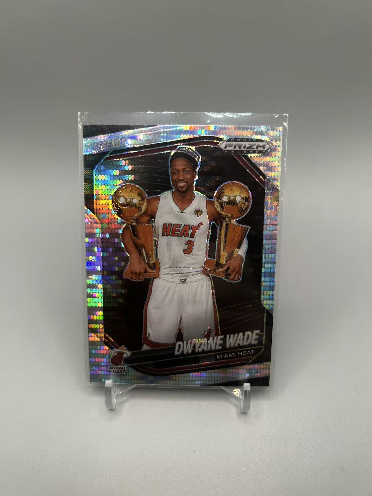 2024-25 Panini Prizm Dwyane Wade 【灰灰代拍】全新篮球PZblack 热火 韦德 脉冲折 不带编 二哥