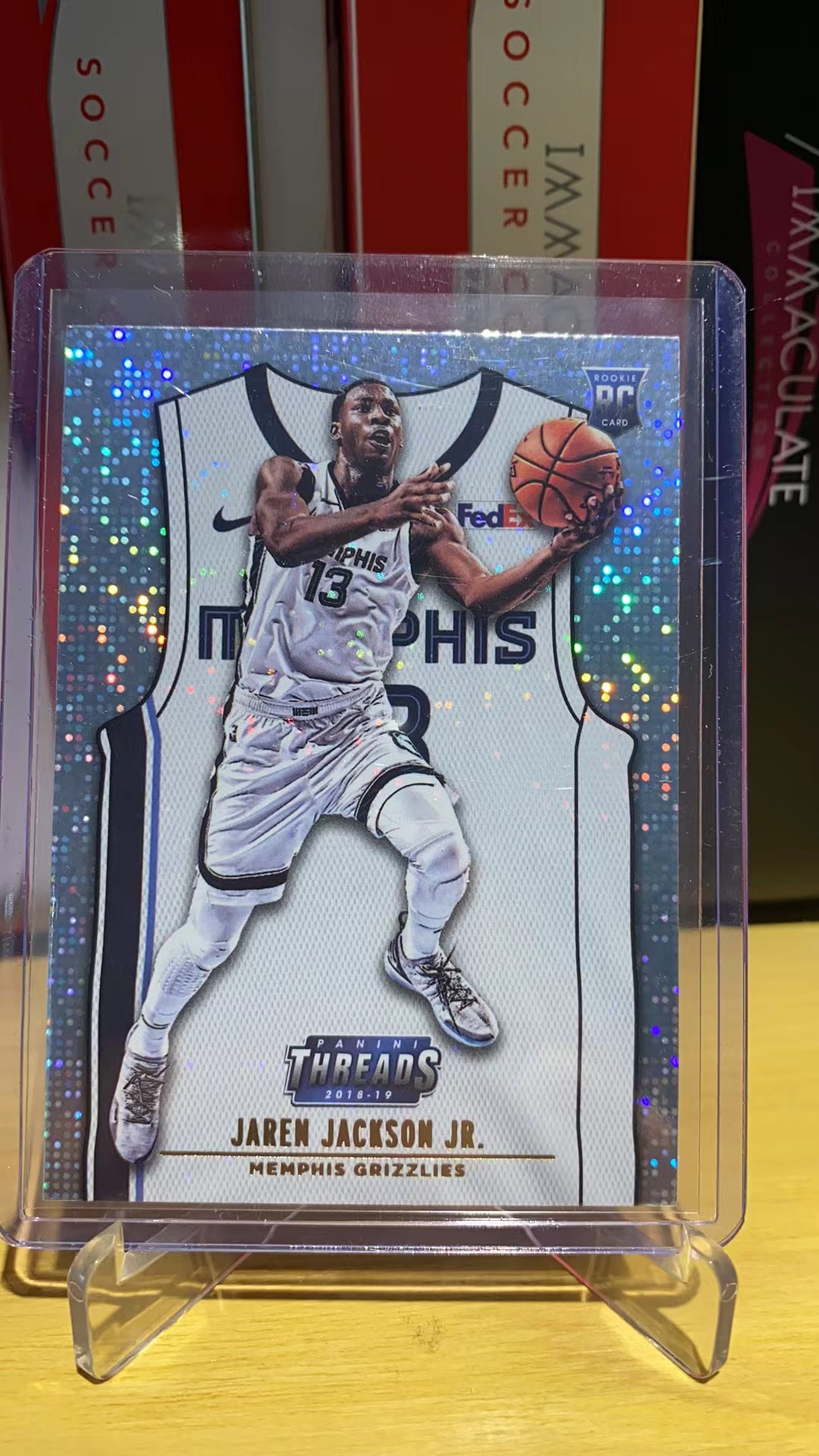 2018-19 Panini Threads Jaren Jackson Jr. RC 【QM拍卖】小贾伦杰克逊 JJJ 新秀 小背心 折射 ...