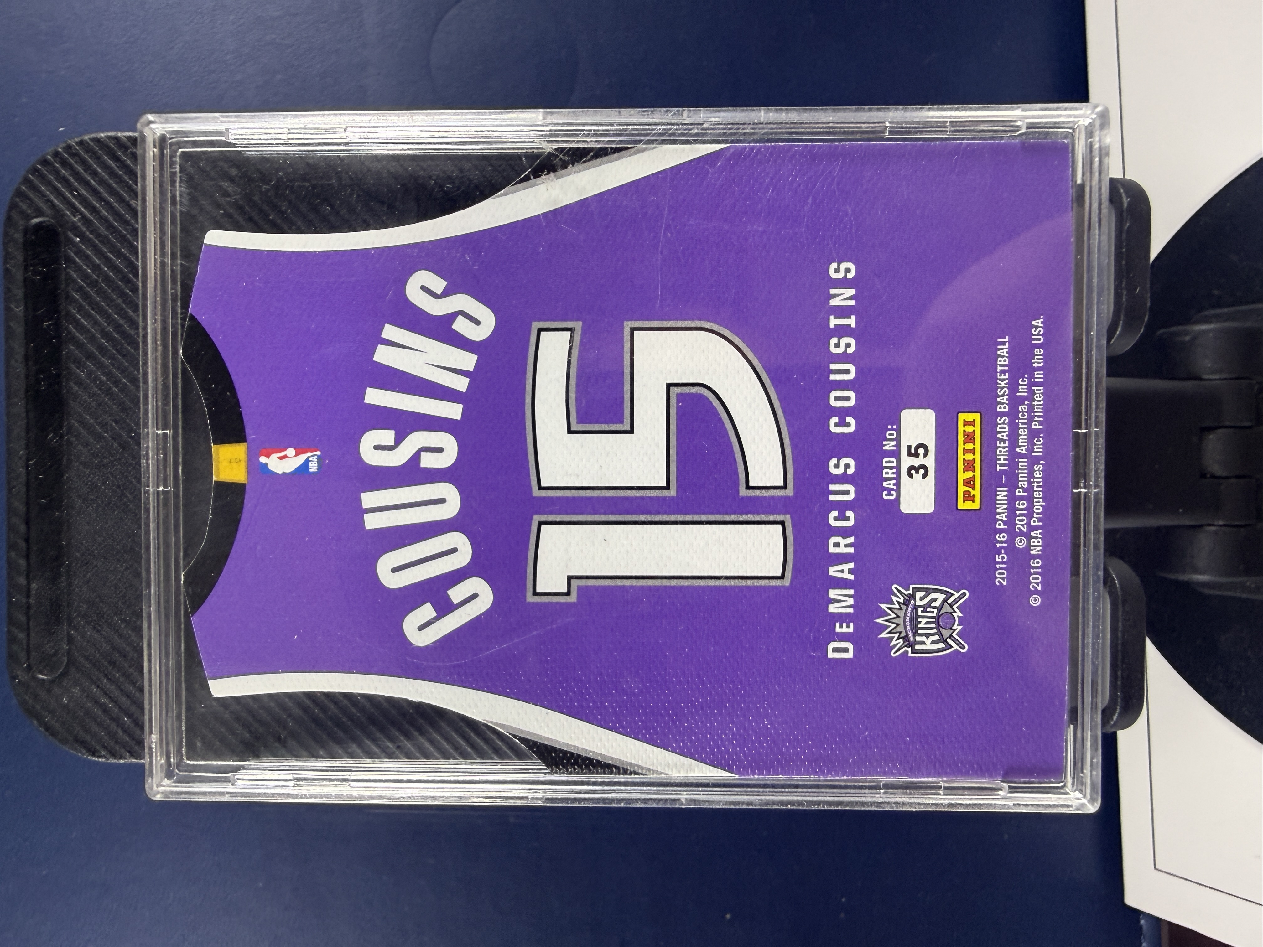 2015-16 Panini Threads DeMarcus Cousins 小背心 国王 考辛斯 收藏必备 (沸腾)