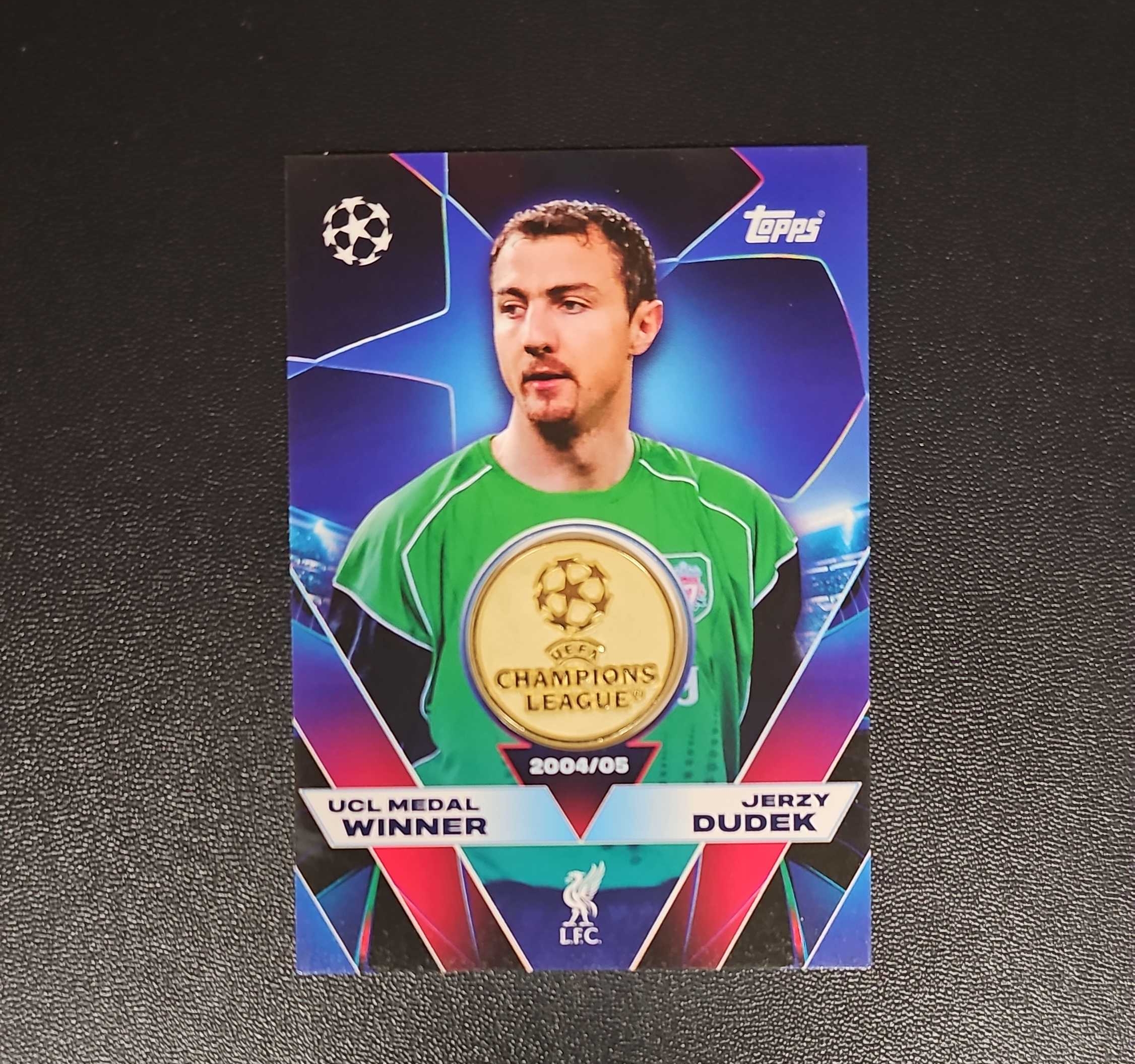 2025-26 Topps UEFA Champions League Jerzy Dudek 欧冠游戏版 大铁盒 红军 利物浦 杜迪克 ...
