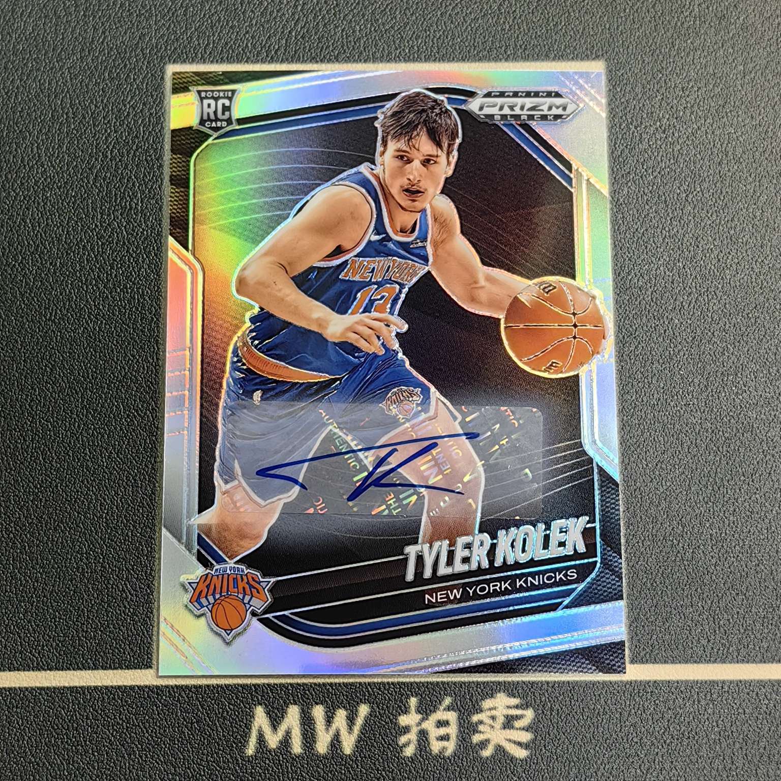 【MW拍卖免费】 泰勒 科勒克 RC新秀 签字 AUTO 2024-25 Panini PRIZM 银折 TYLER KOLEK 尼克斯 -璐