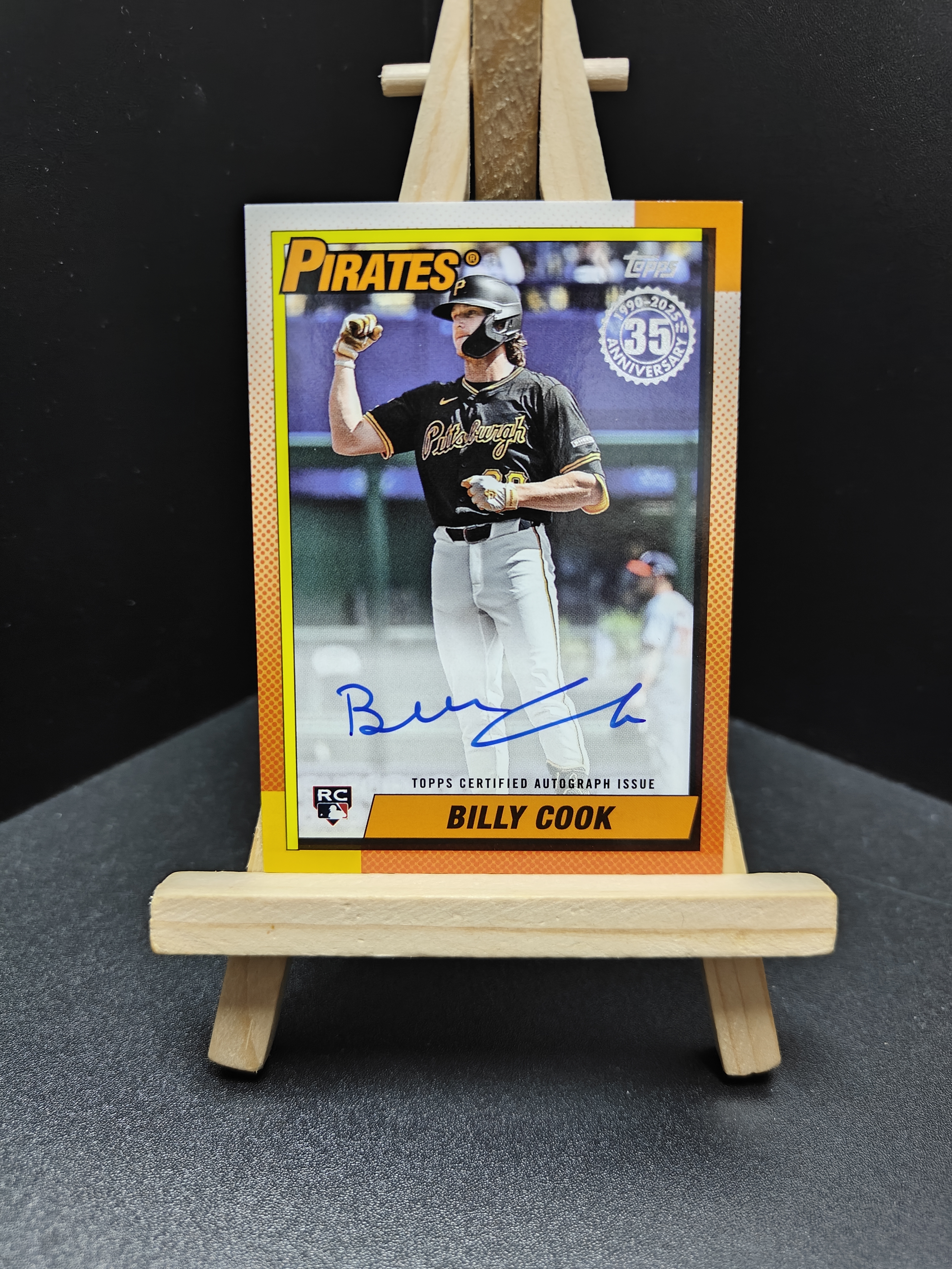 2025 Topps Baseball Billy Cook RC 棒球 新秀 MLB 匹兹堡海盗 比利 库克 签字 卡签 pirates ...