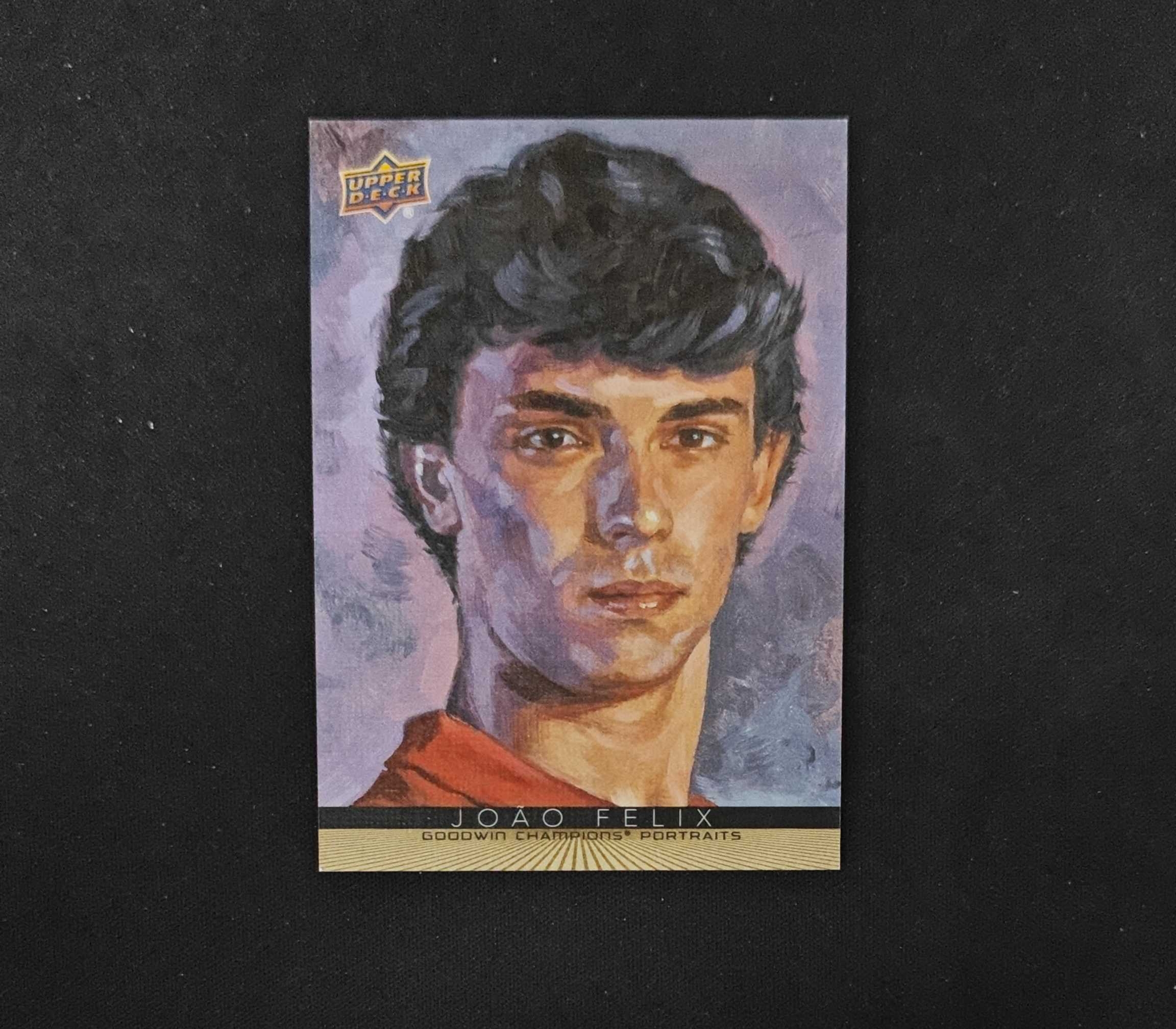 2022 Upper Deck GOODWIN Joao Felix 【SC拍卖】古德温 足球 菲利克斯 油画肖像特卡 大比例 收藏必备(天才小狗熊)