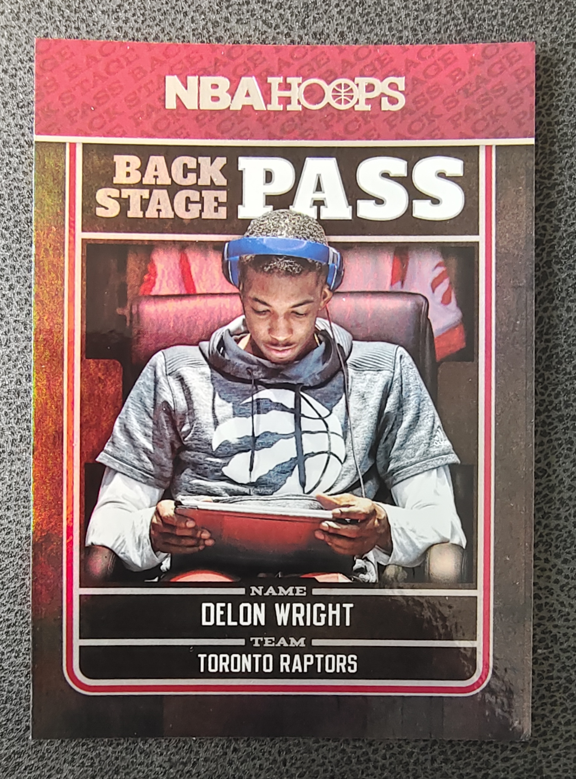 2016-17 Panini NBA Hoops Delon Wright 多伦多 猛龙队 德隆 特卡 卡品如图