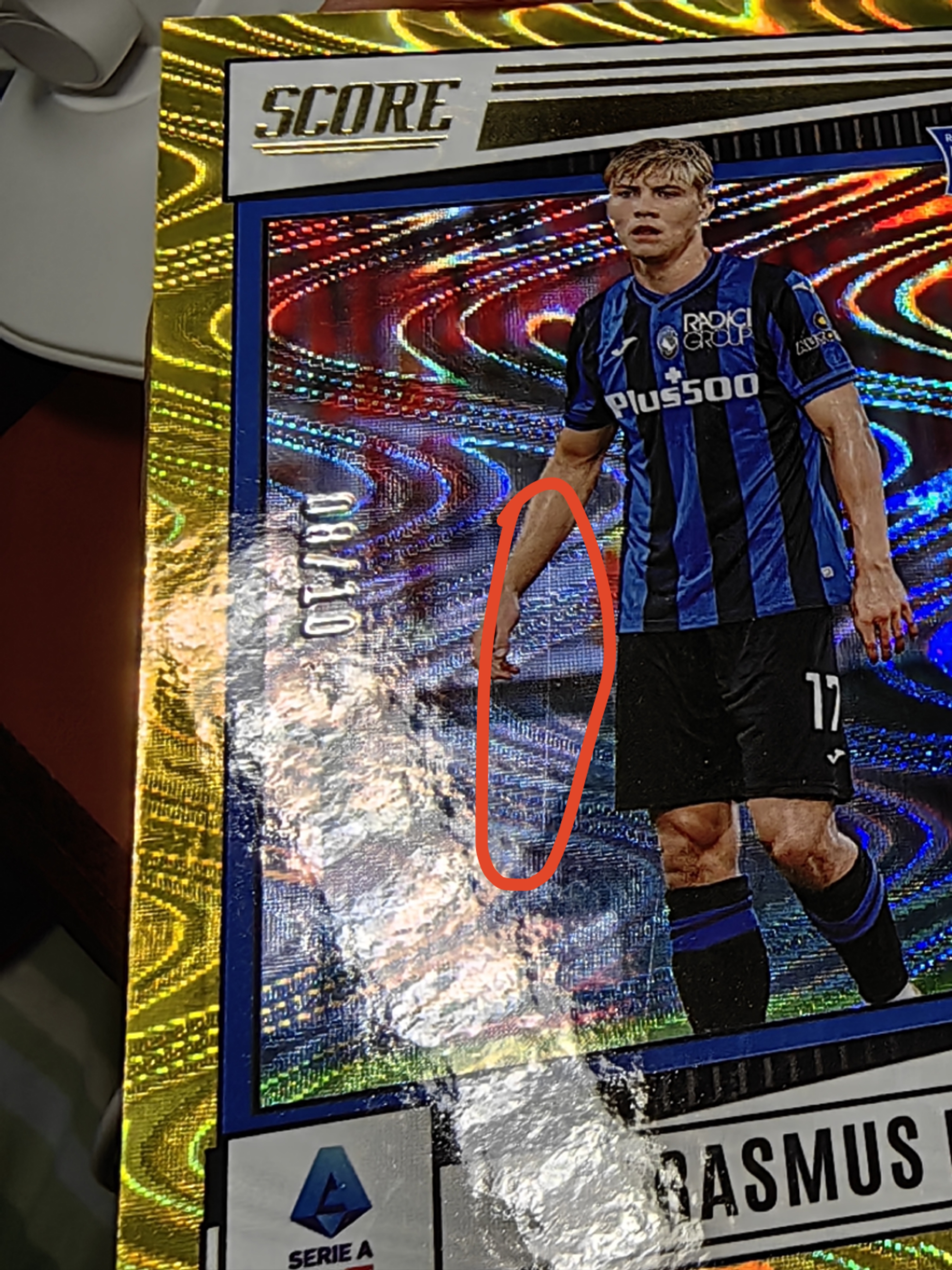 2022-23 Panini Score Serie A Rasmus Hojlund RC 霍伊伦德赫伊伦德08