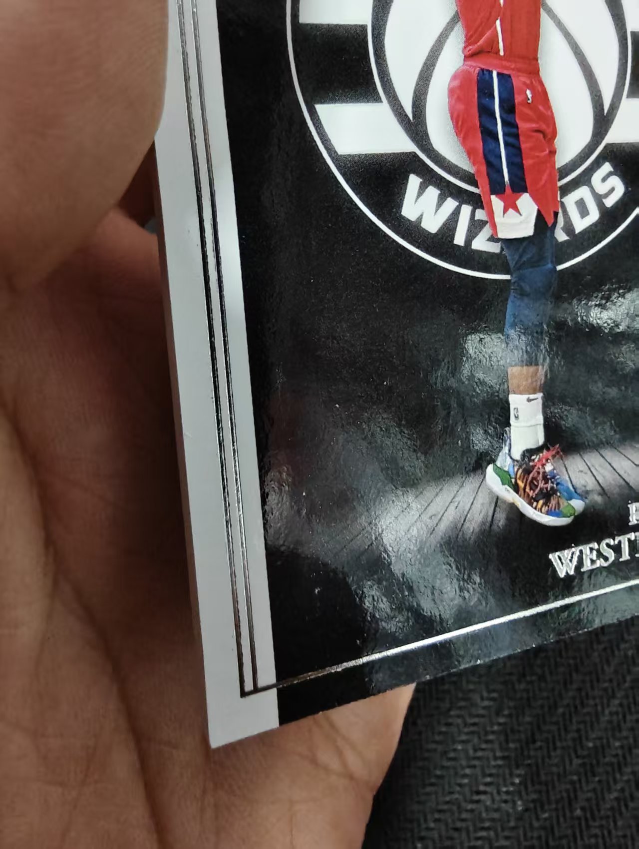 【汽水拍卖】2020-21 Panini Noir Russell Westbrook 威斯布鲁克 威少 奇才 99编 瑕疵如图