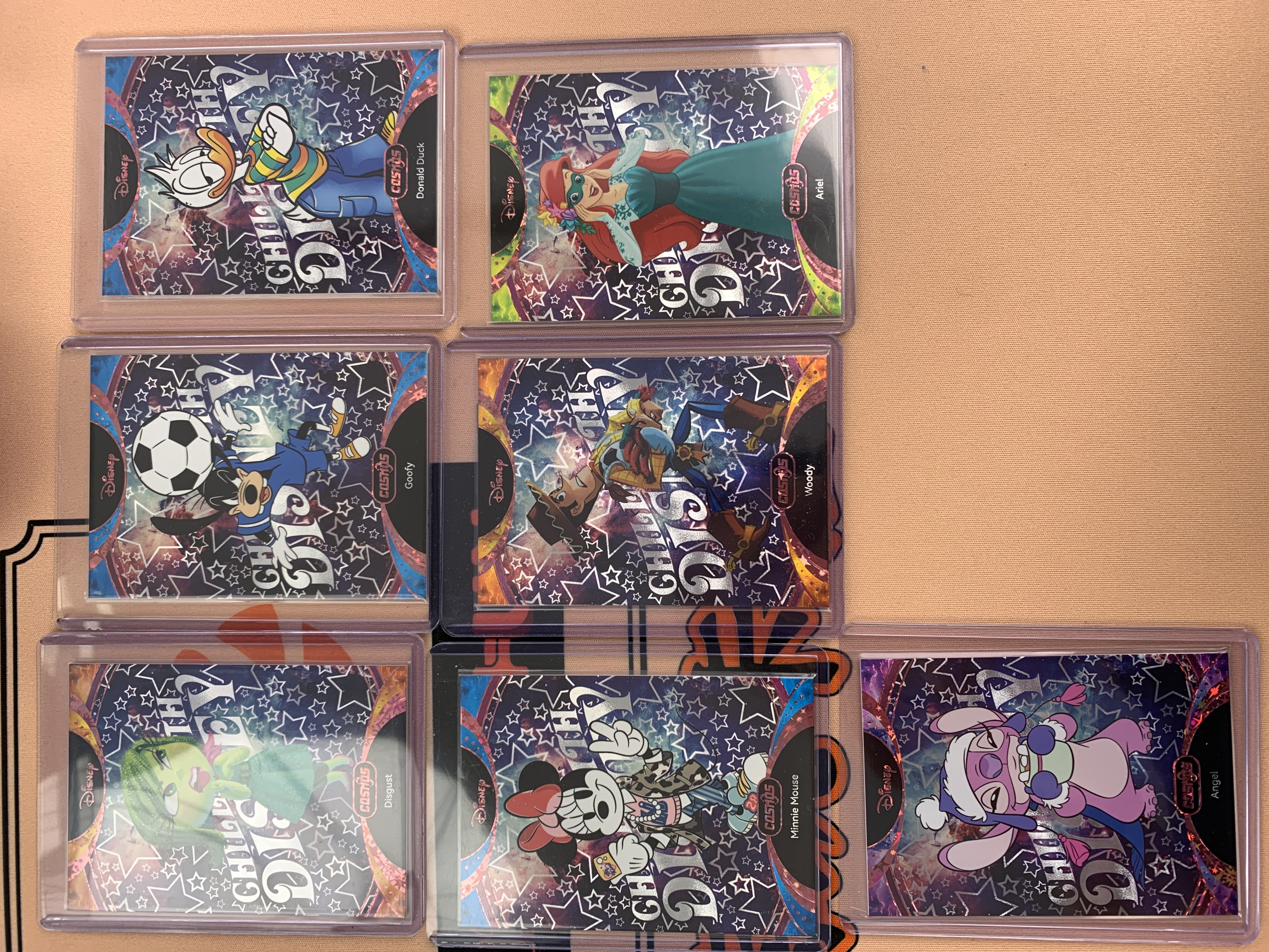 2025 Kakawow Disney 迪士尼cosmos 7张lot chill特卡 不重复 星光折/100 卡品如图 关联:米奇 米妮 史迪奇 小熊维尼 乐佩 艾莎 贝儿 爱丽儿 topps