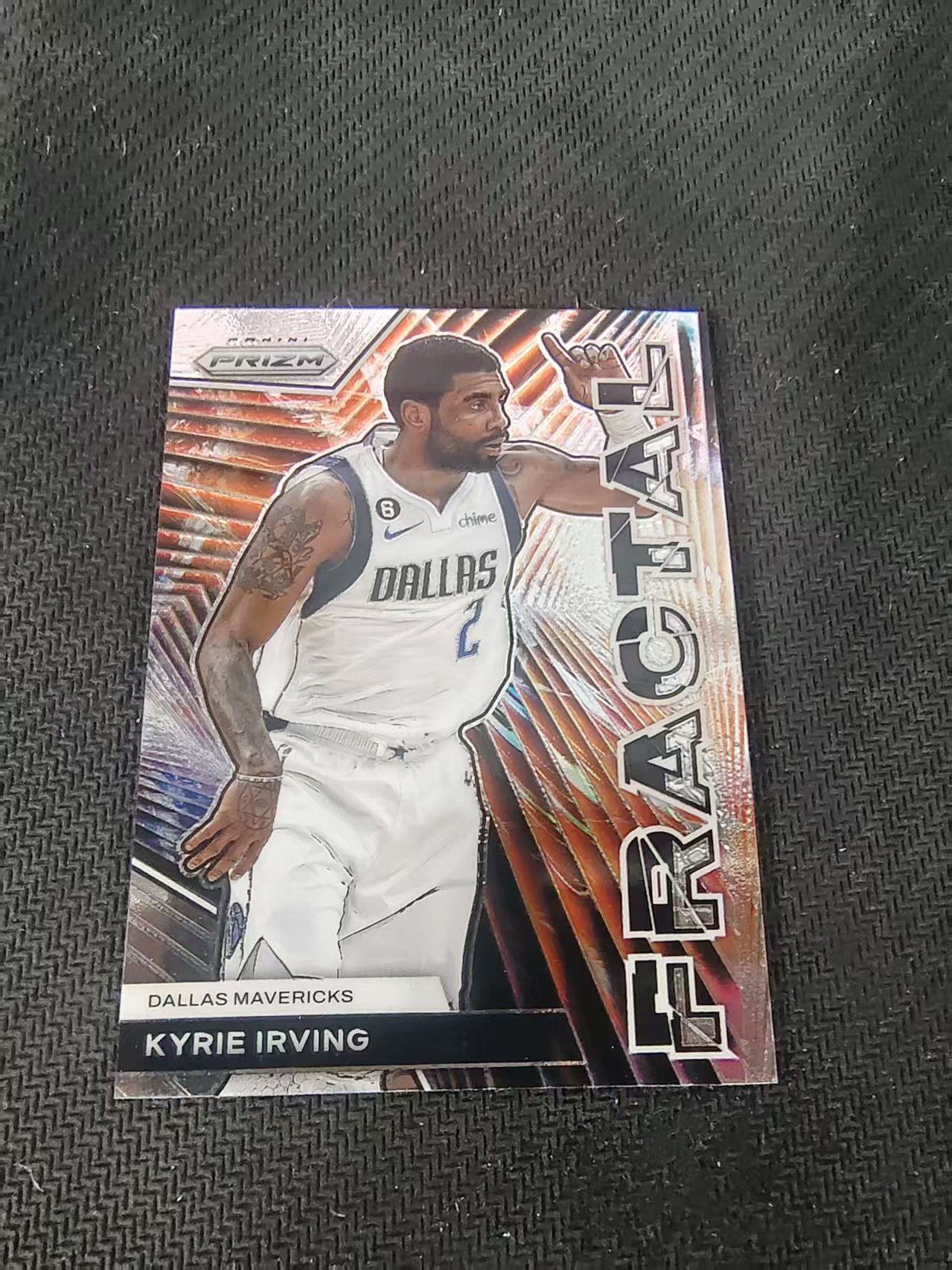 【可合并,不累计】2023-24 Panini Prizm Kyrie Irving 凯里 欧文 Fractal特卡 PZ 划痕 边角微瑕 介意勿拍 #3