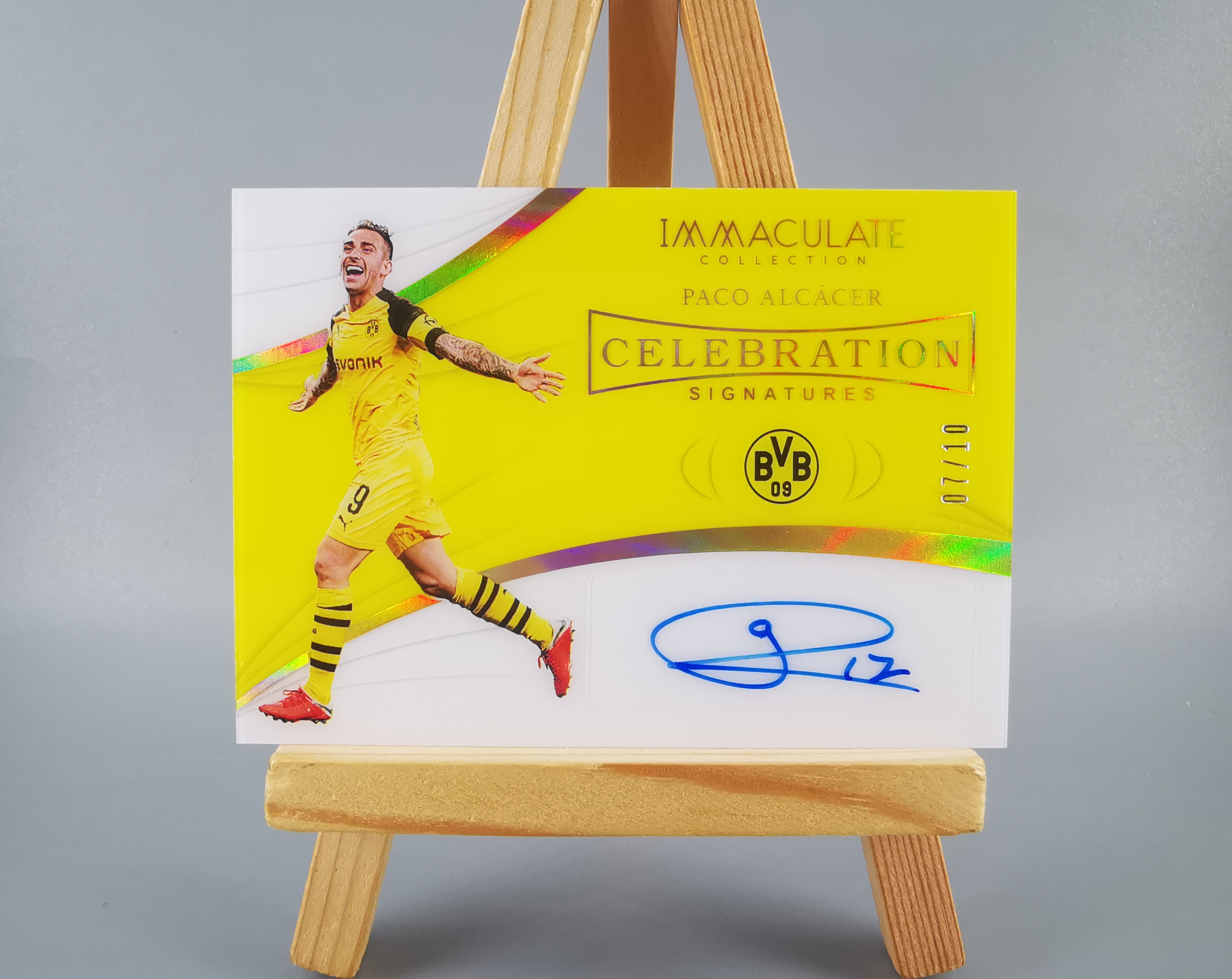 2018-19 Panini Immaculate Paco Alcácer 【缪斯球星卡】帕科10编多特