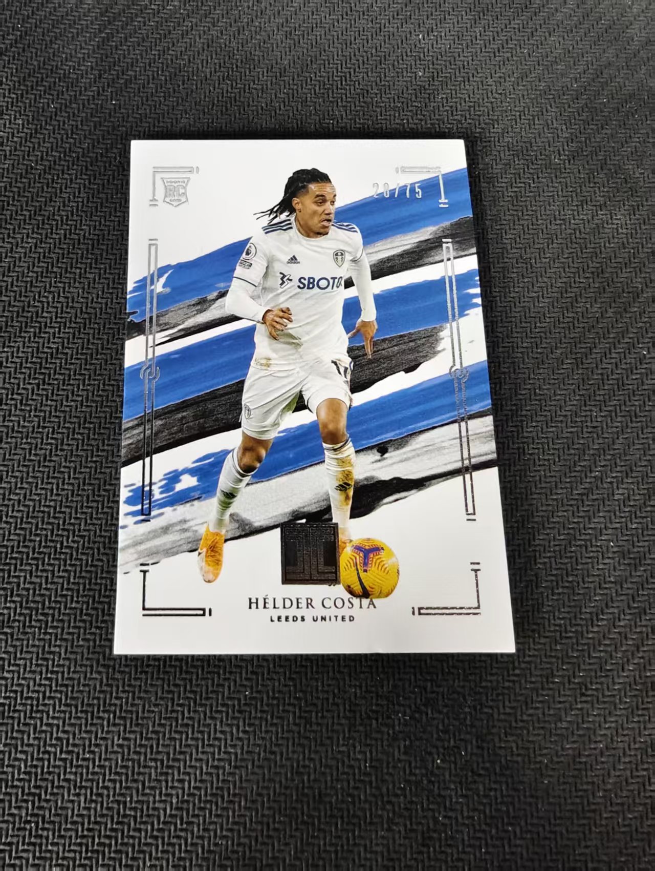 【可合并,不累计】2020-21 panini impeccable helder costa 小真金 利兹联 英超 埃尔德 科斯塔 新秀 RC 75编 划痕 边角瑕疵