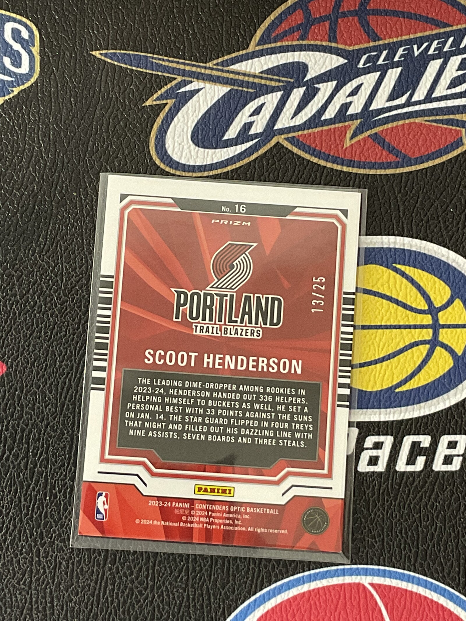 【大树营免费代卖】球票 绿脉冲 斯科蒂 亨德森 新秀 开拓者 25编 全明星水平 收藏必备 卡品如图 瑕疵如图 #绒