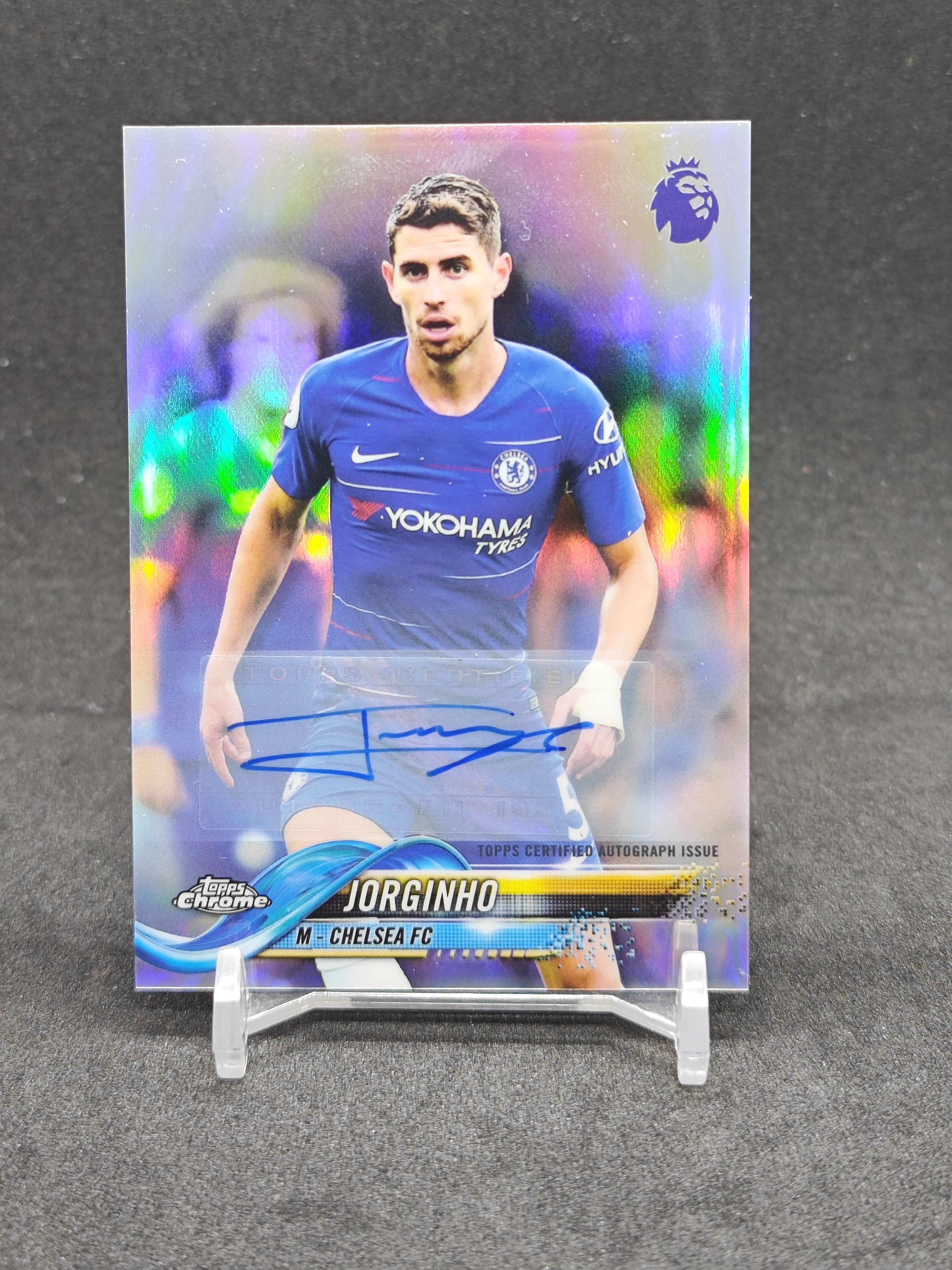 【银折 签字】2019 Topps Chrome 英超 切尔西 阿森纳 意大利 若日尼奥 若鸟 Jorginho
