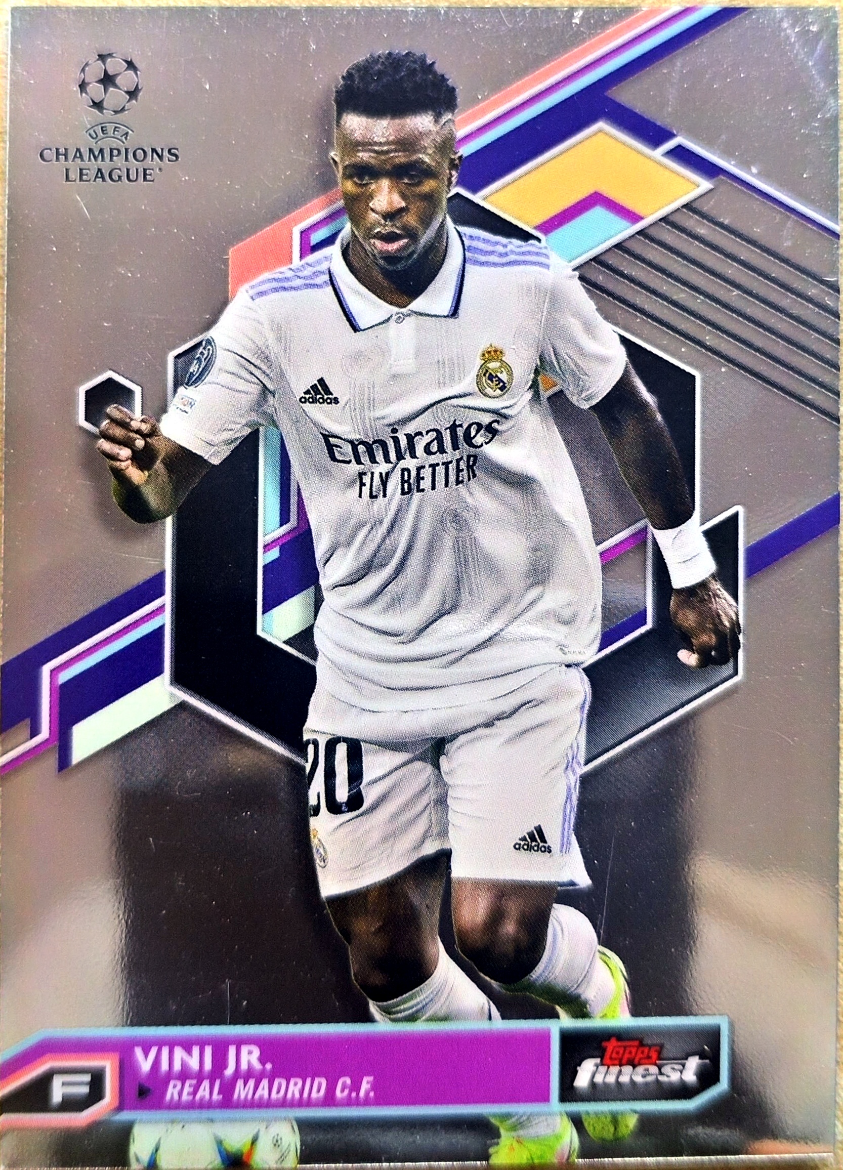 2024 Topps Finest Vinicius Junior 维尼修斯 皇马 欧冠