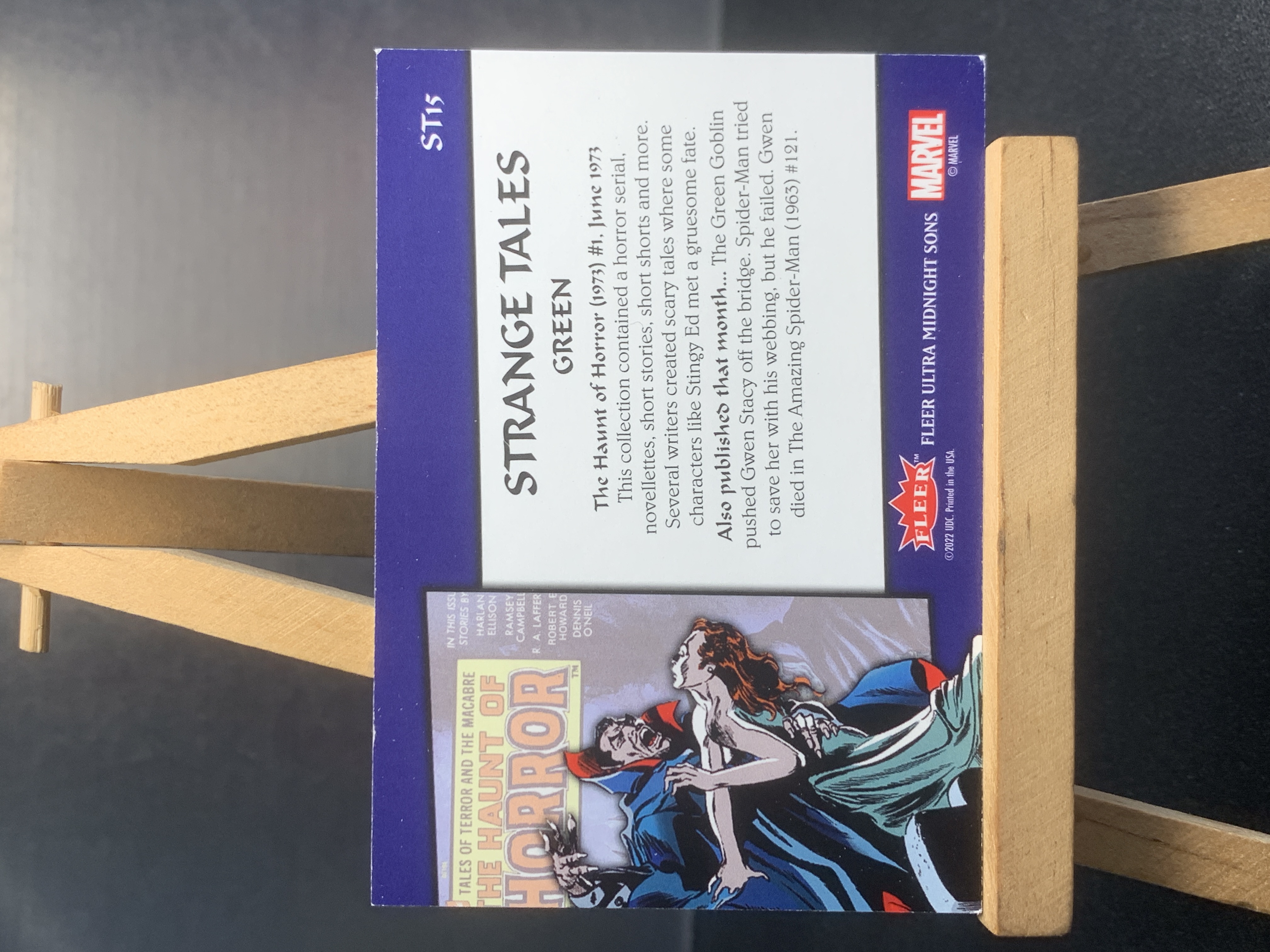 (S4)2022 FLEER Marvel 漫威 厚卡 故事卡 实卡好看 收藏凑套必备 边角小白 !!!