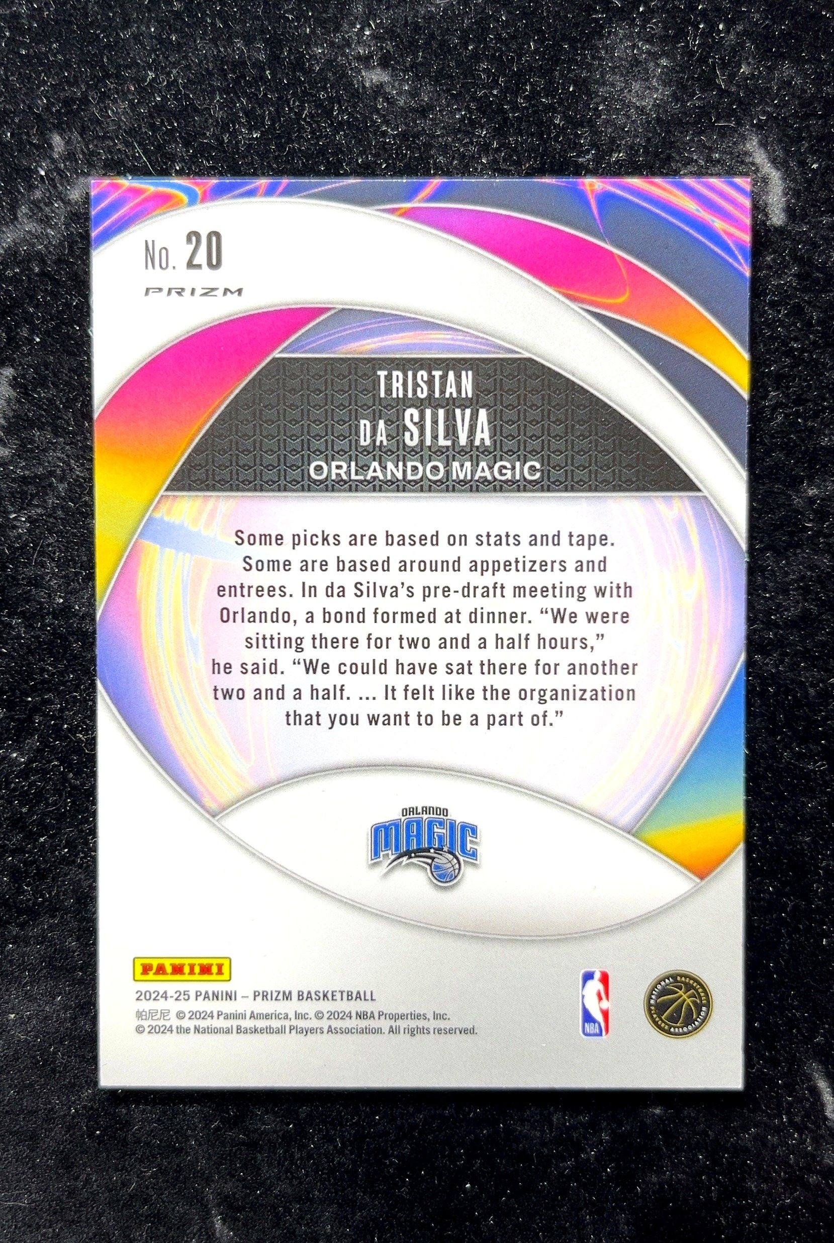 【小白1%代卖】2024 Panini Instant Impact Prizm Tristan da Silva 特里斯坦·达·席尔瓦 银折 绿平行 折射 新秀 RC 卡品如图 高价值 0702