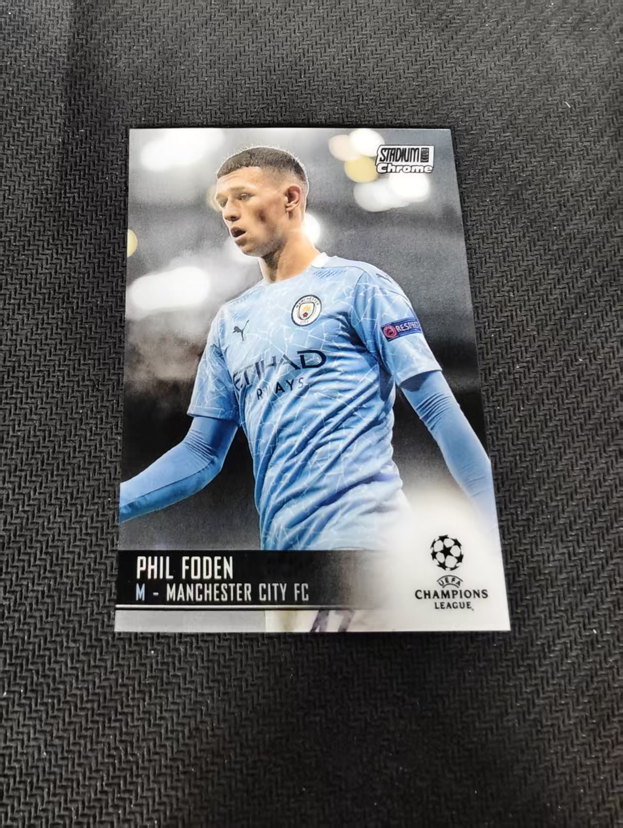 【可合并,不累计】2021 Topps Stadium Club Chrome Phil Foden 菲尔 福登 曼城 竞技场 欧冠 划痕 边角瑕疵 #32