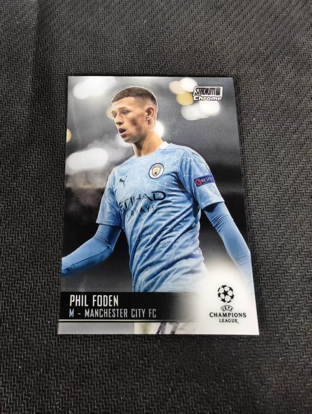 【可合并,不累计】2021 Topps Stadium Club Chrome Phil Foden 菲尔 福登 曼城 竞技场 欧冠 划痕 边角瑕疵 #32