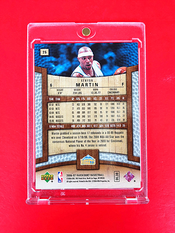 2006-07 UD Hardcourt 肯扬·马丁 (( 限量50张 经典老卡 顶级卡种 )) EBAY奇迹
