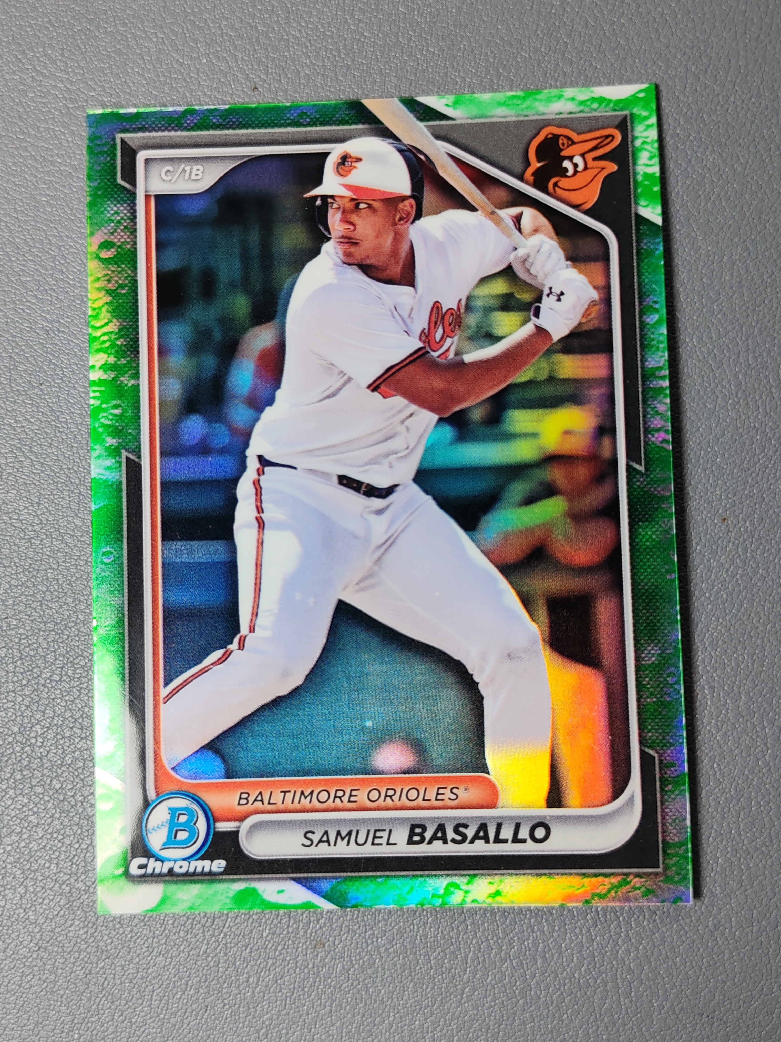 2024 Topps Bowman Samuel Basallo 绿折!