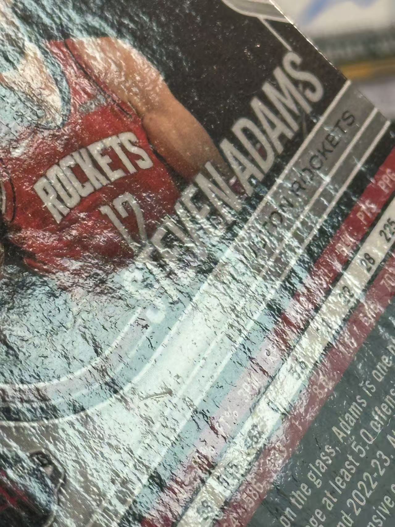 2024-25 Panini Prizm Black Steven Adams 【欧卡体育】pz 海王 亚当斯 149编 紫碎冰折 火箭 轻印痕如图(YDD)