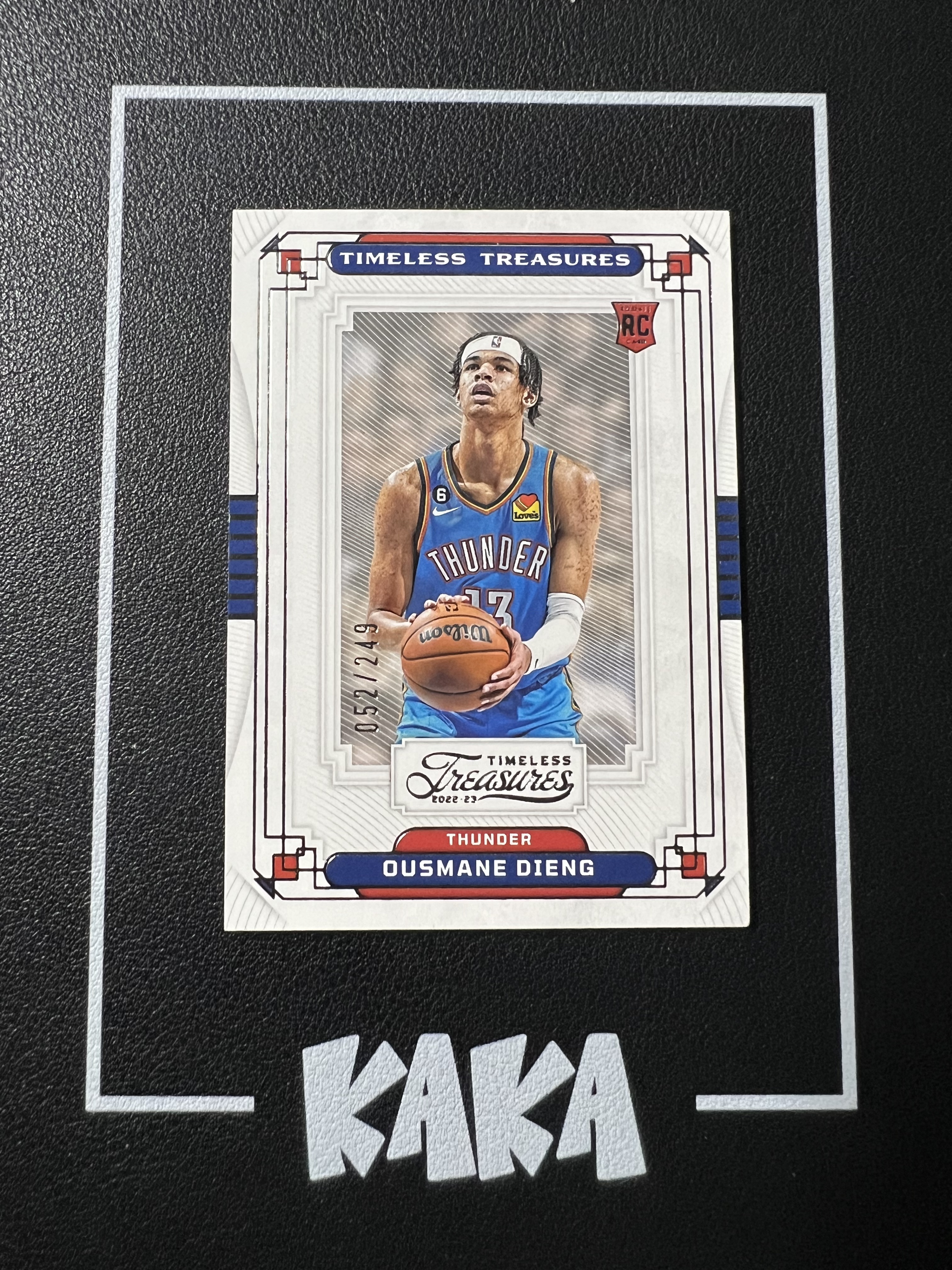 【KAKA】2022-23 Panini Chronicles Ousmane Dieng 编年史 雷霆 新秀 RC 奥斯曼 迪昂 249编 实卡精美 收藏必备 SC