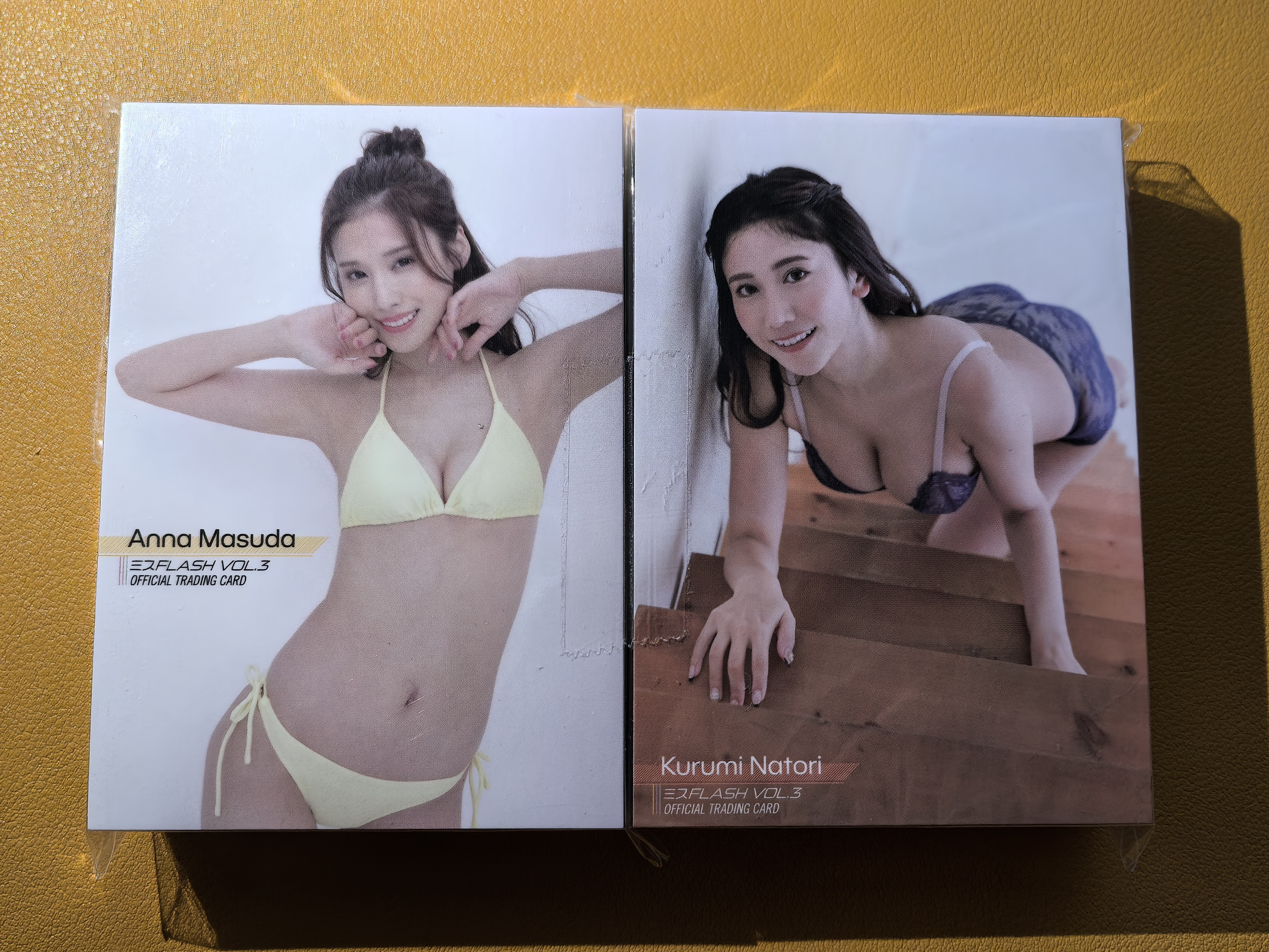 HIT'S偶像艺人【日本代购】Flash第3弹 益田安娜、名取等四人系列 base全套普卡81张 实卡超好看绝版稀有写真偶像明星美女车模妹卡